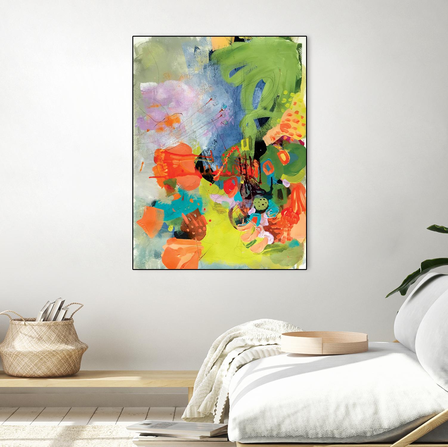 Pina-Ananas by A. Vega on GIANT ART - green floral