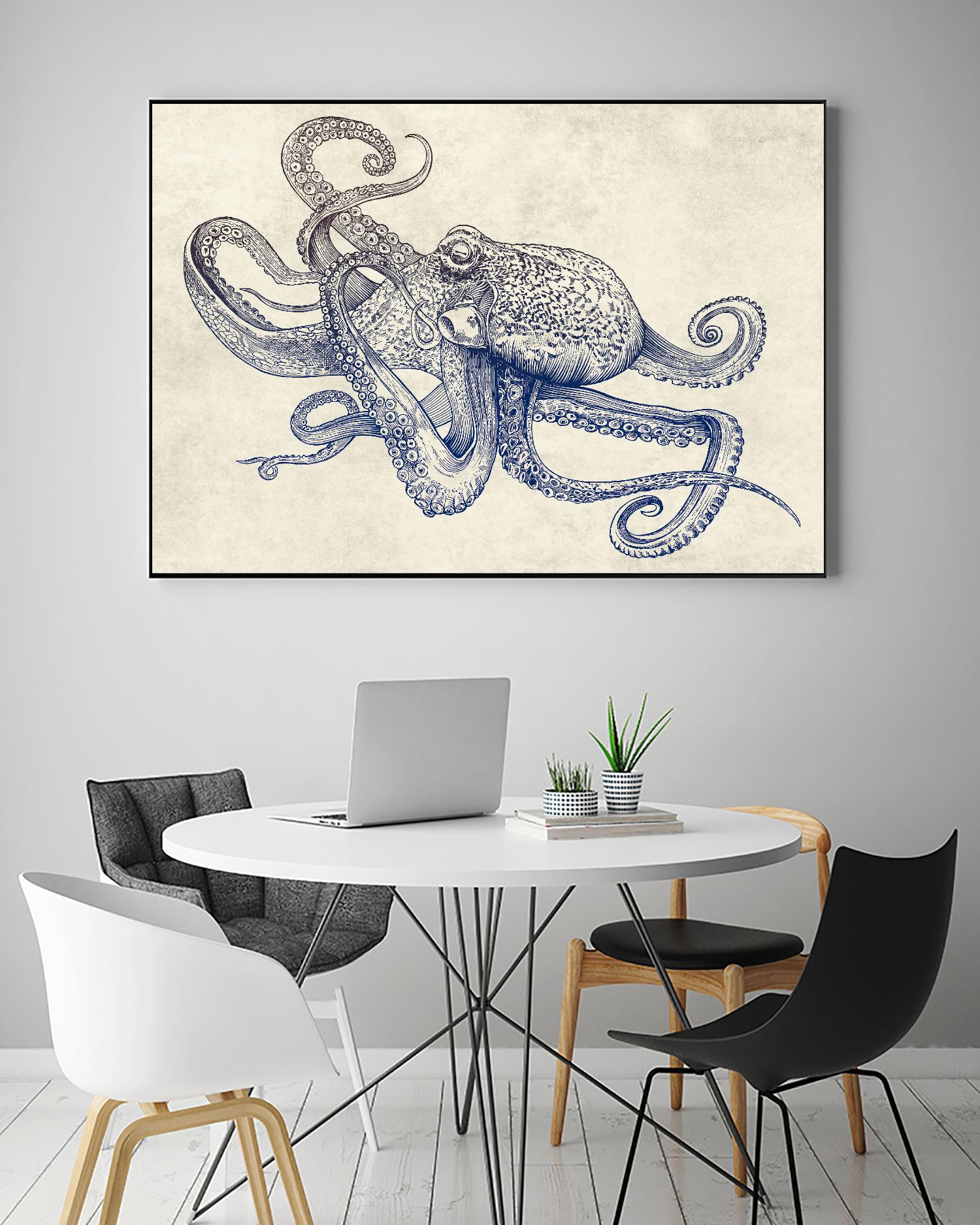 Octoflow by Rachel Caldwell on GIANT ART - multicolor urban/pop surrealism; animals