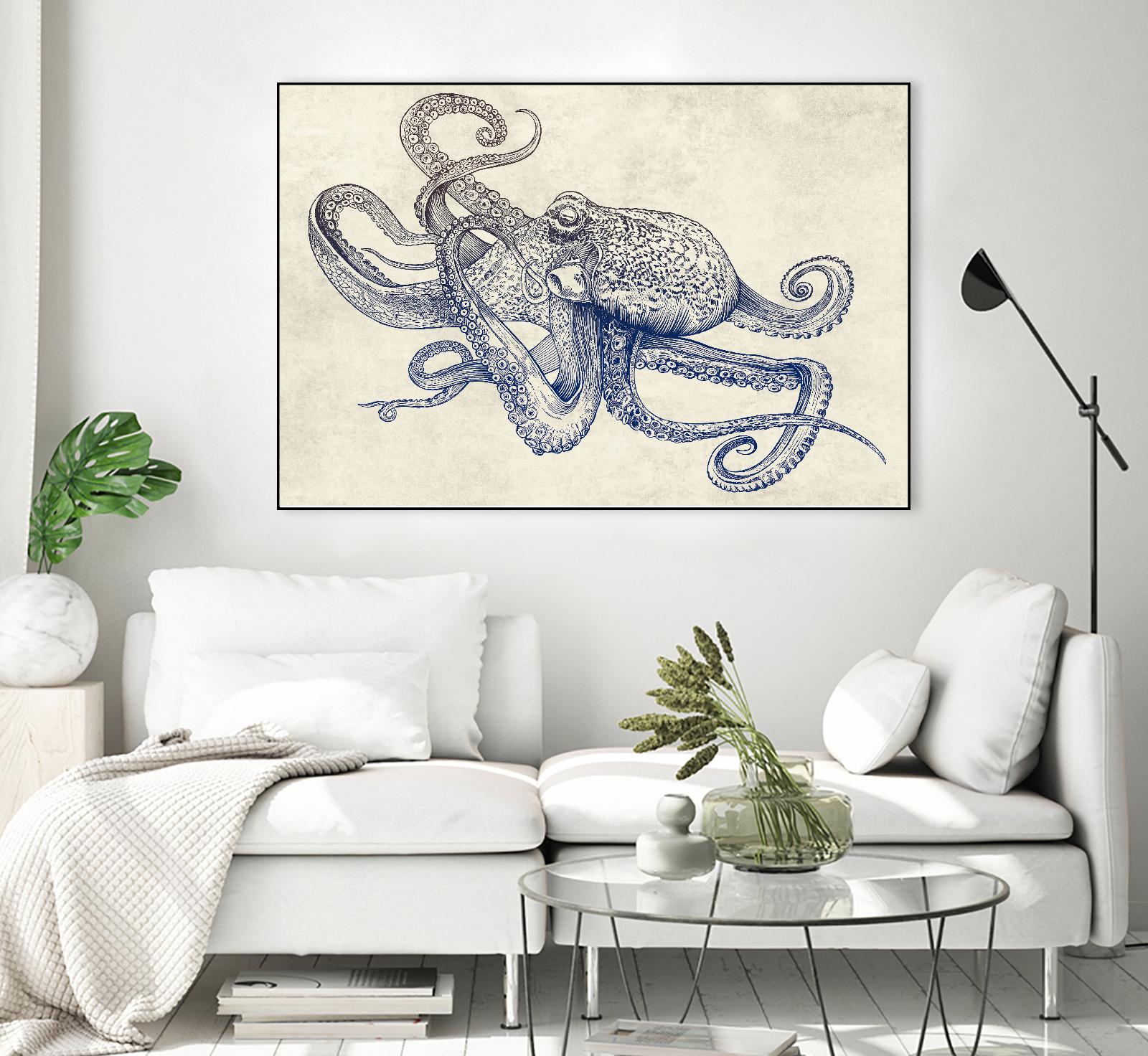 Octoflow by Rachel Caldwell on GIANT ART - multicolor urban/pop surrealism; animals