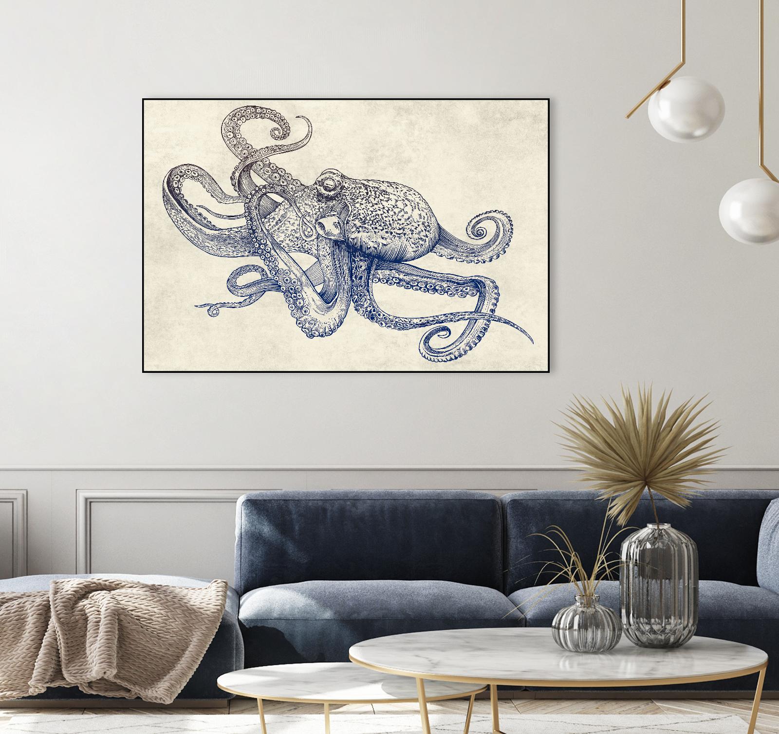 Octoflow by Rachel Caldwell on GIANT ART - multicolor urban/pop surrealism; animals