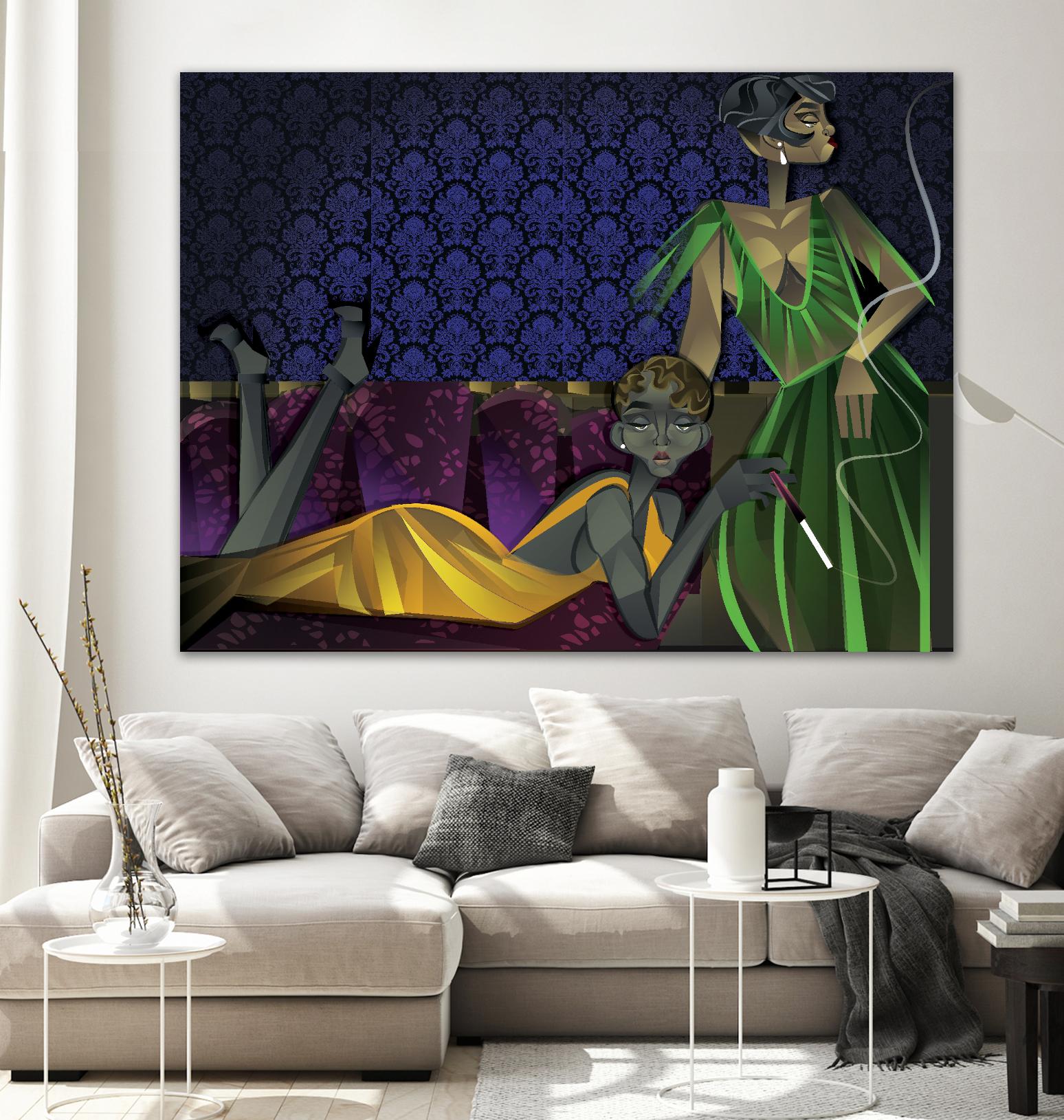 Light House II by A. Vega on GIANT ART - grey sea scene