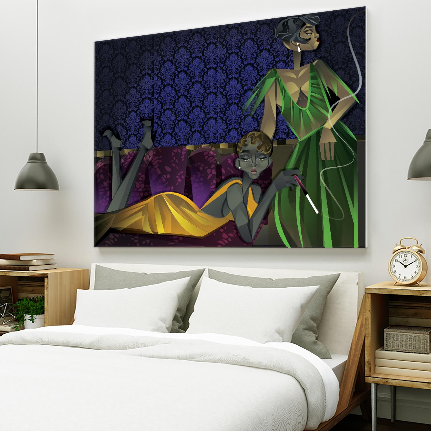 Light House II by A. Vega on GIANT ART - grey sea scene