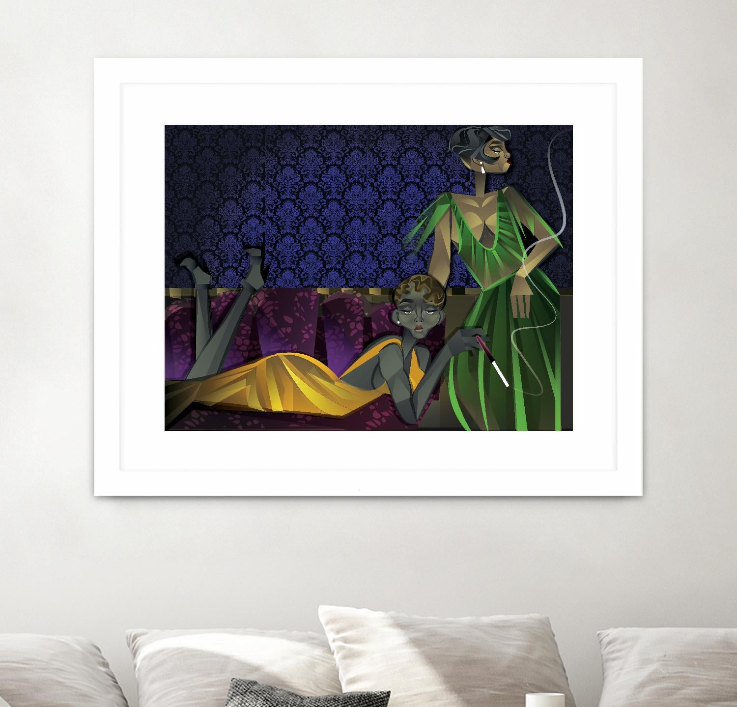 Light House II by A. Vega on GIANT ART - grey sea scene