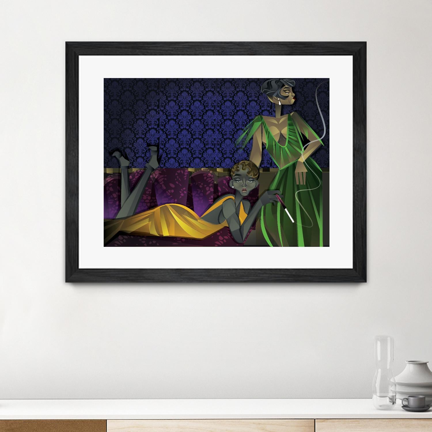 Light House II by A. Vega on GIANT ART - grey sea scene