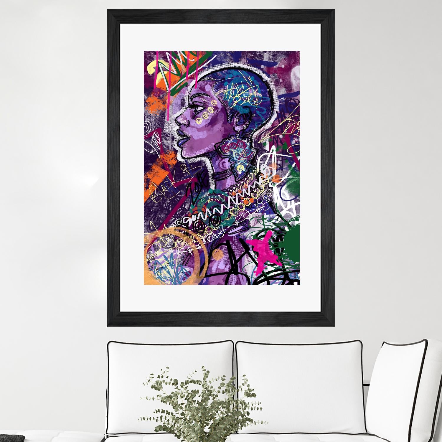 Sea Start by A. Vega on GIANT ART - orange bathroom