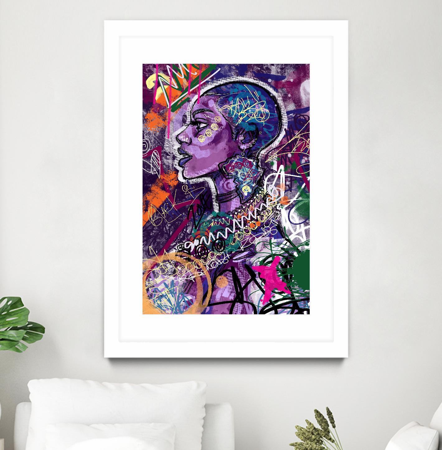 Sea Start by A. Vega on GIANT ART - orange bathroom