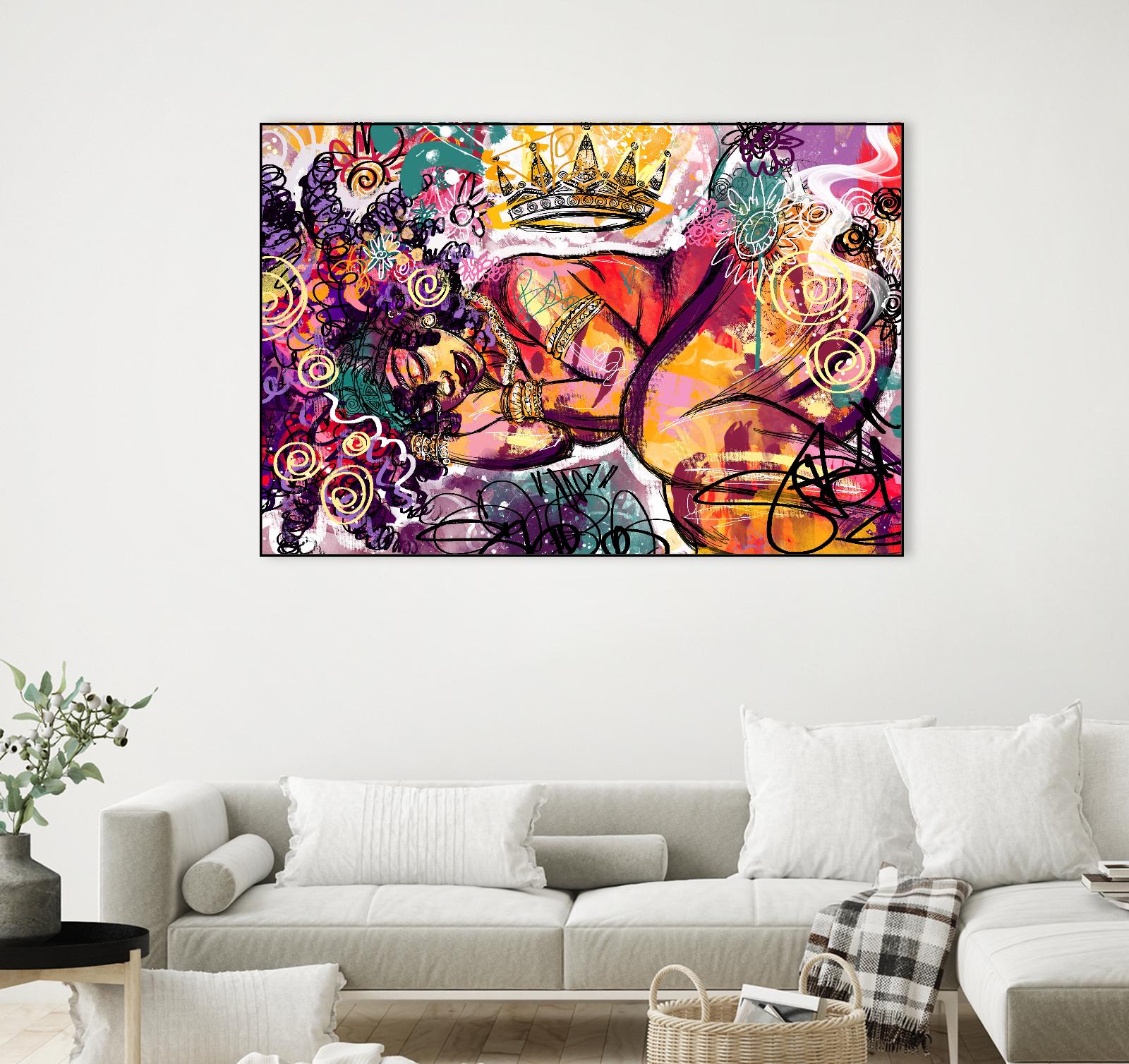 Radiance by Justin Copeland on GIANT ART - multicolor ethnic; figurative; contemporary