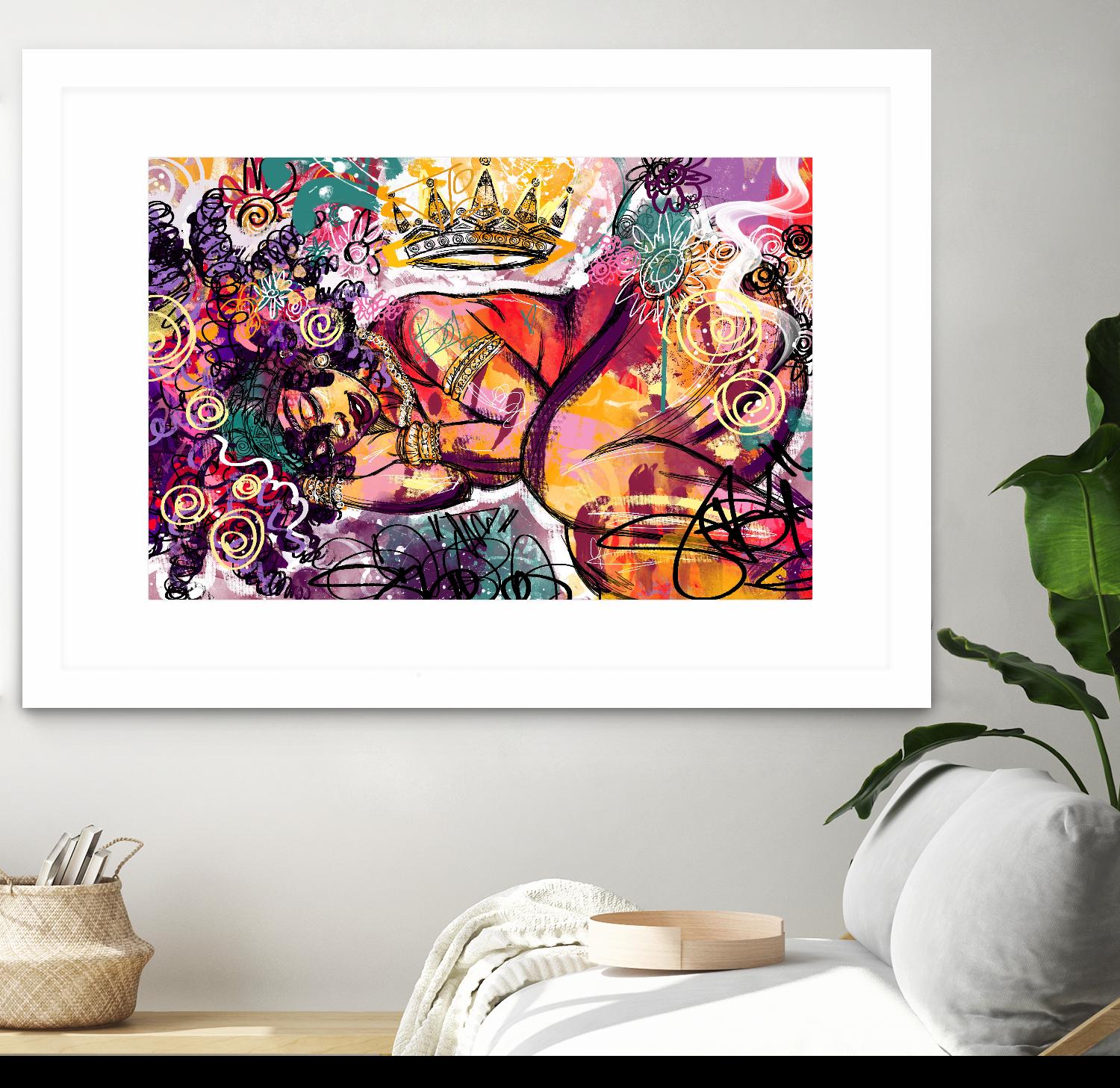 Radiance by Justin Copeland on GIANT ART - multicolor ethnic; figurative; contemporary