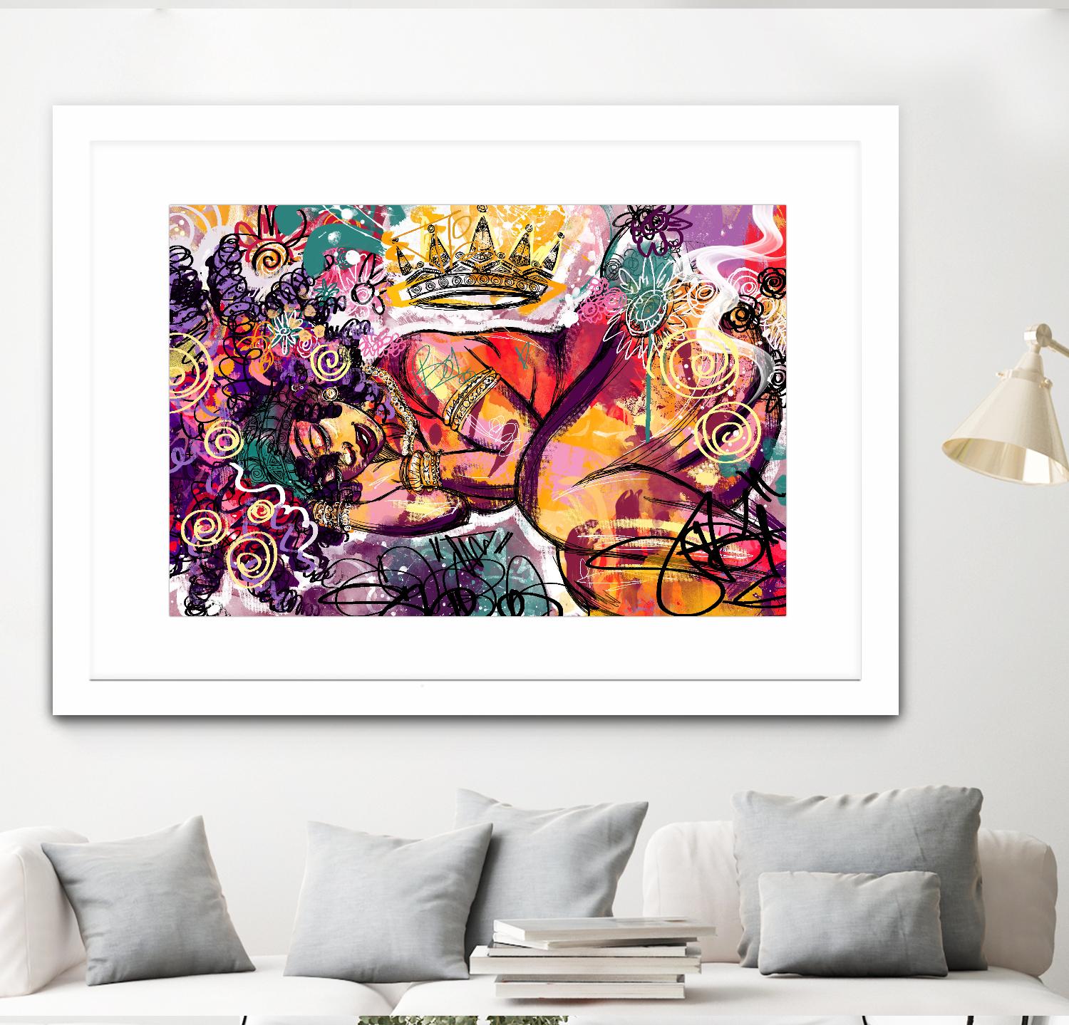 Radiance by Justin Copeland on GIANT ART - multicolor ethnic; figurative; contemporary