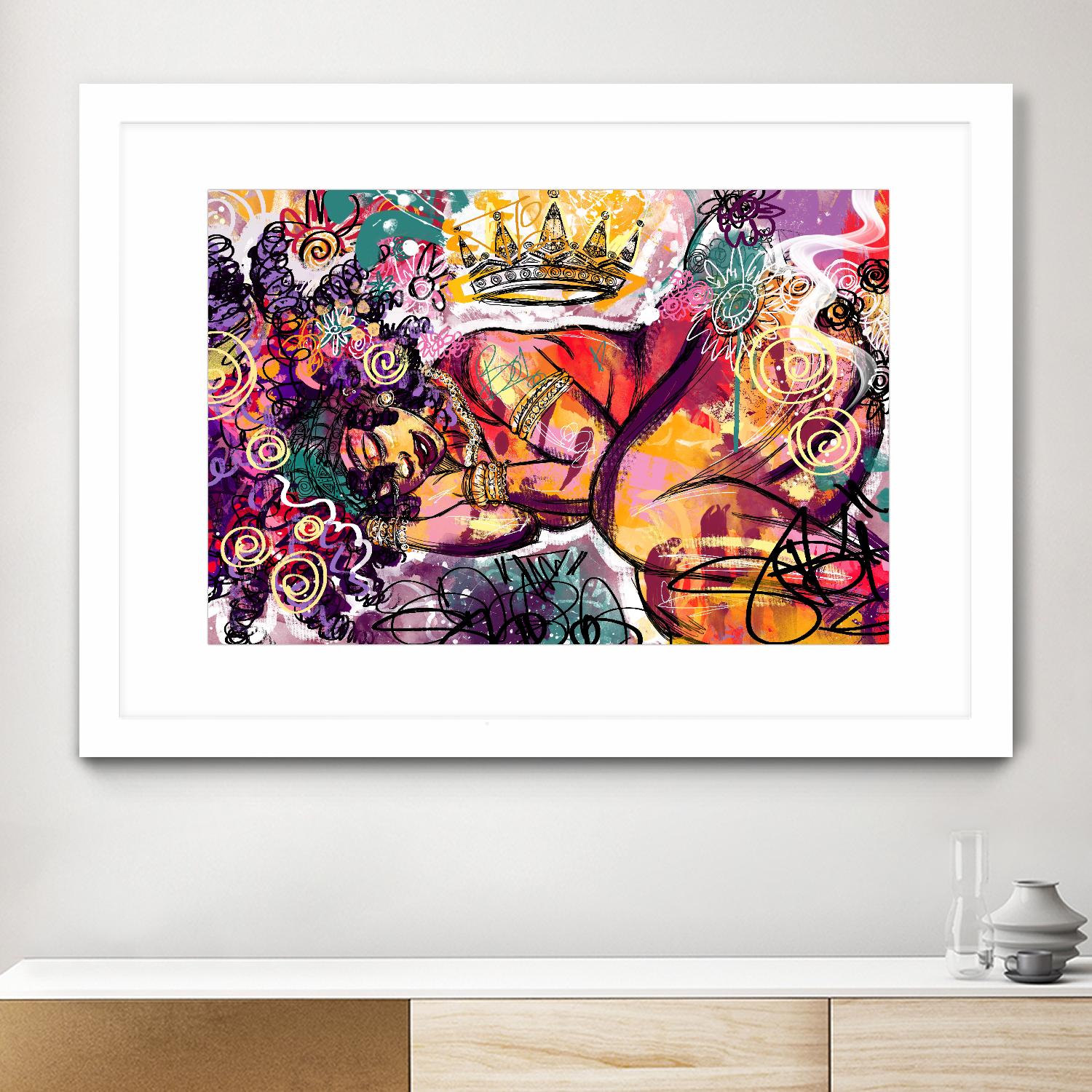 Radiance by Justin Copeland on GIANT ART - multicolor ethnic; figurative; contemporary