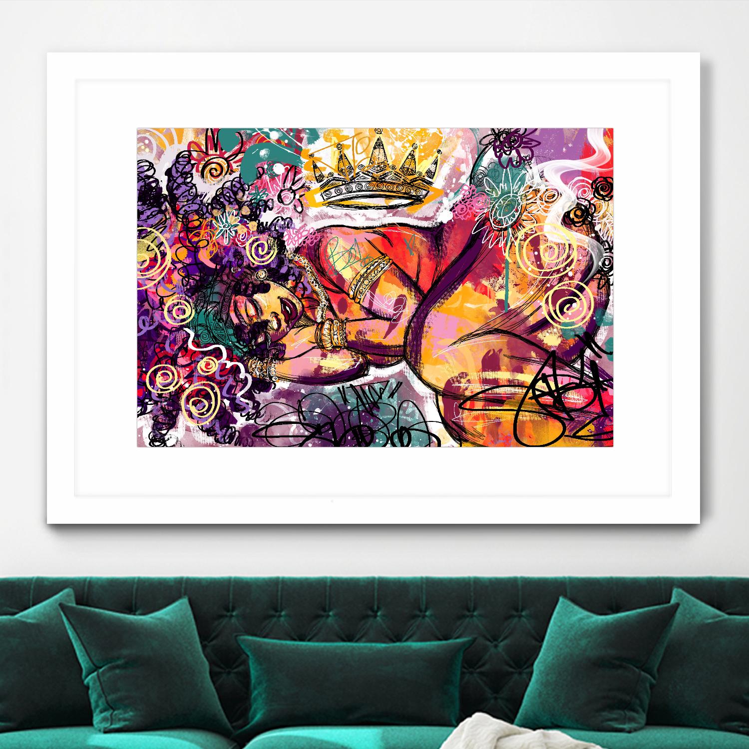 Radiance by Justin Copeland on GIANT ART - multicolor ethnic; figurative; contemporary