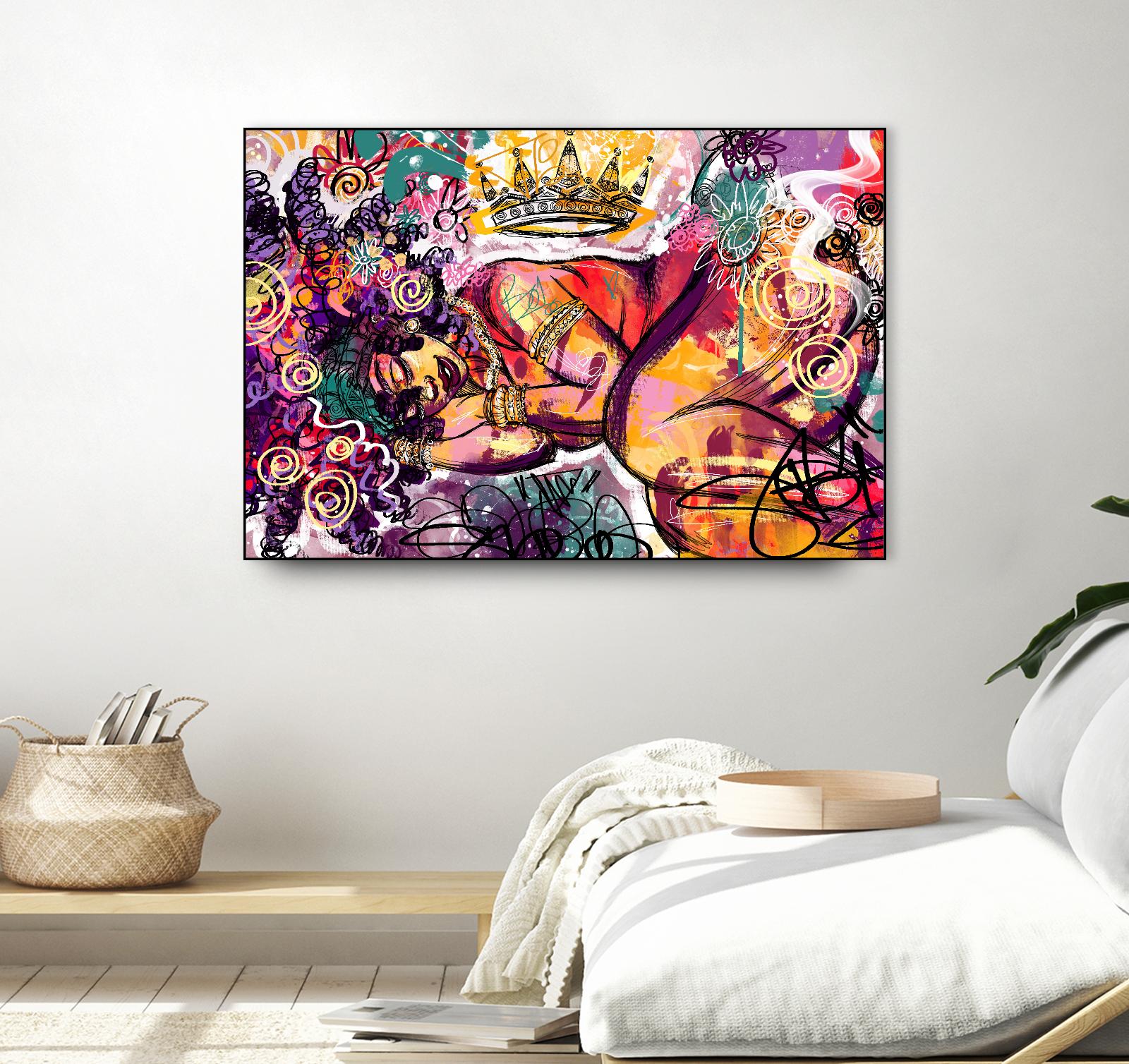 Radiance by Justin Copeland on GIANT ART - multicolor ethnic; figurative; contemporary