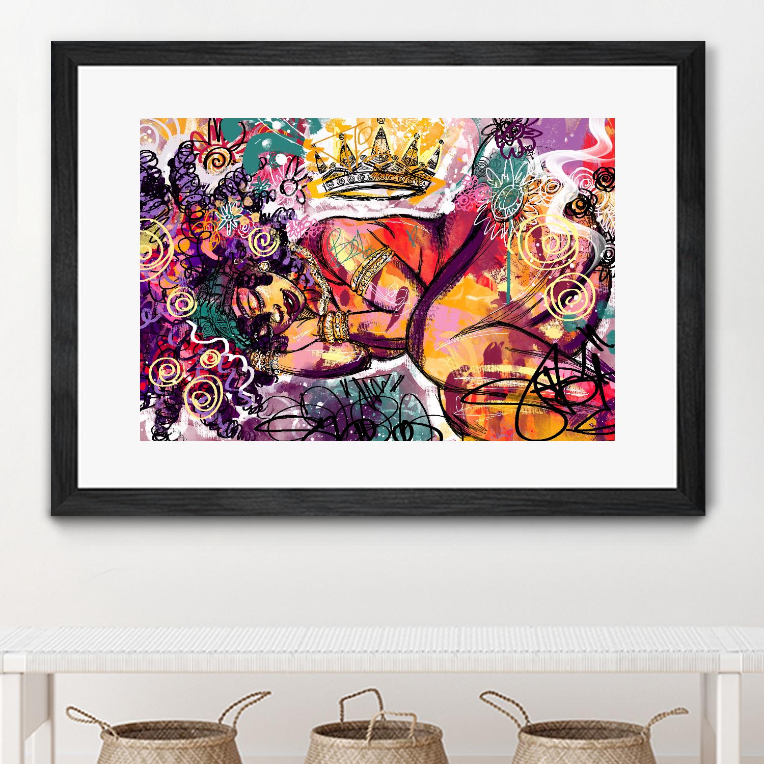 Radiance by Justin Copeland on GIANT ART - multicolor ethnic; figurative; contemporary