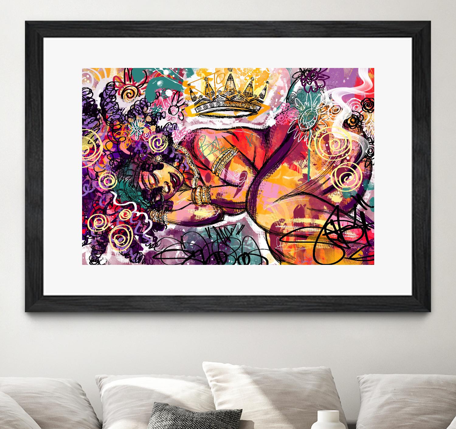 Radiance by Justin Copeland on GIANT ART - multicolor ethnic; figurative; contemporary