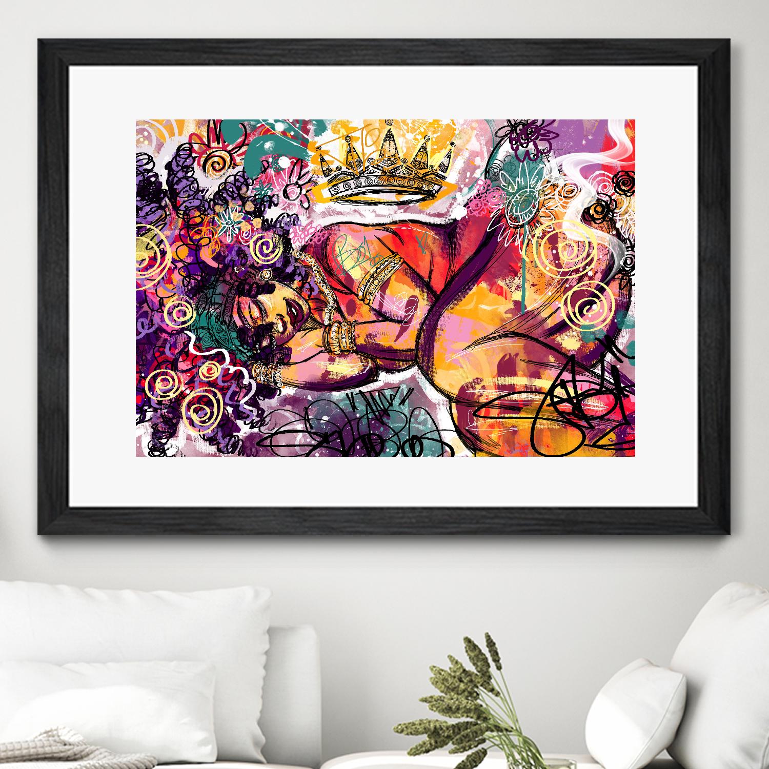 Radiance by Justin Copeland on GIANT ART - multicolor ethnic; figurative; contemporary