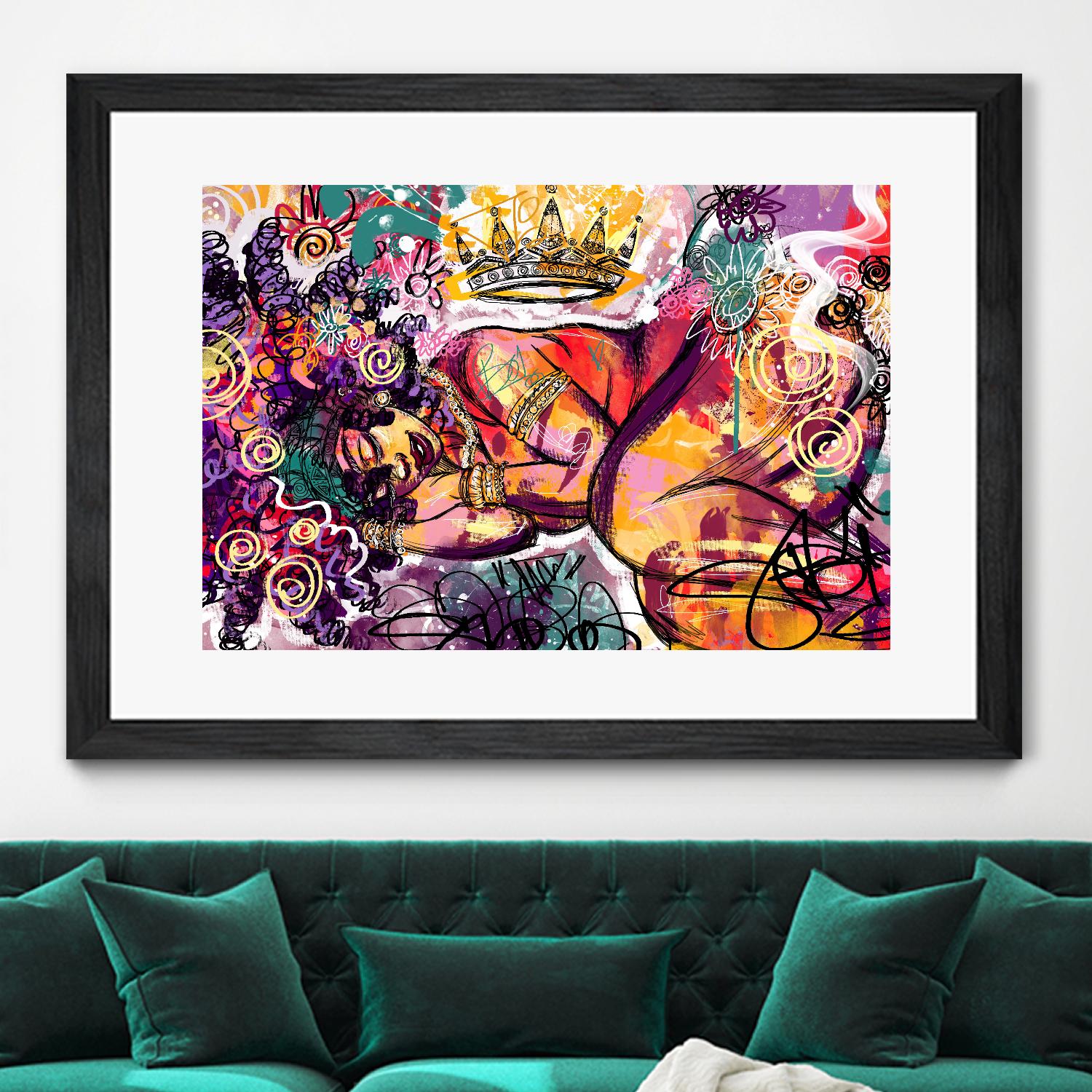 Radiance by Justin Copeland on GIANT ART - multicolor ethnic; figurative; contemporary