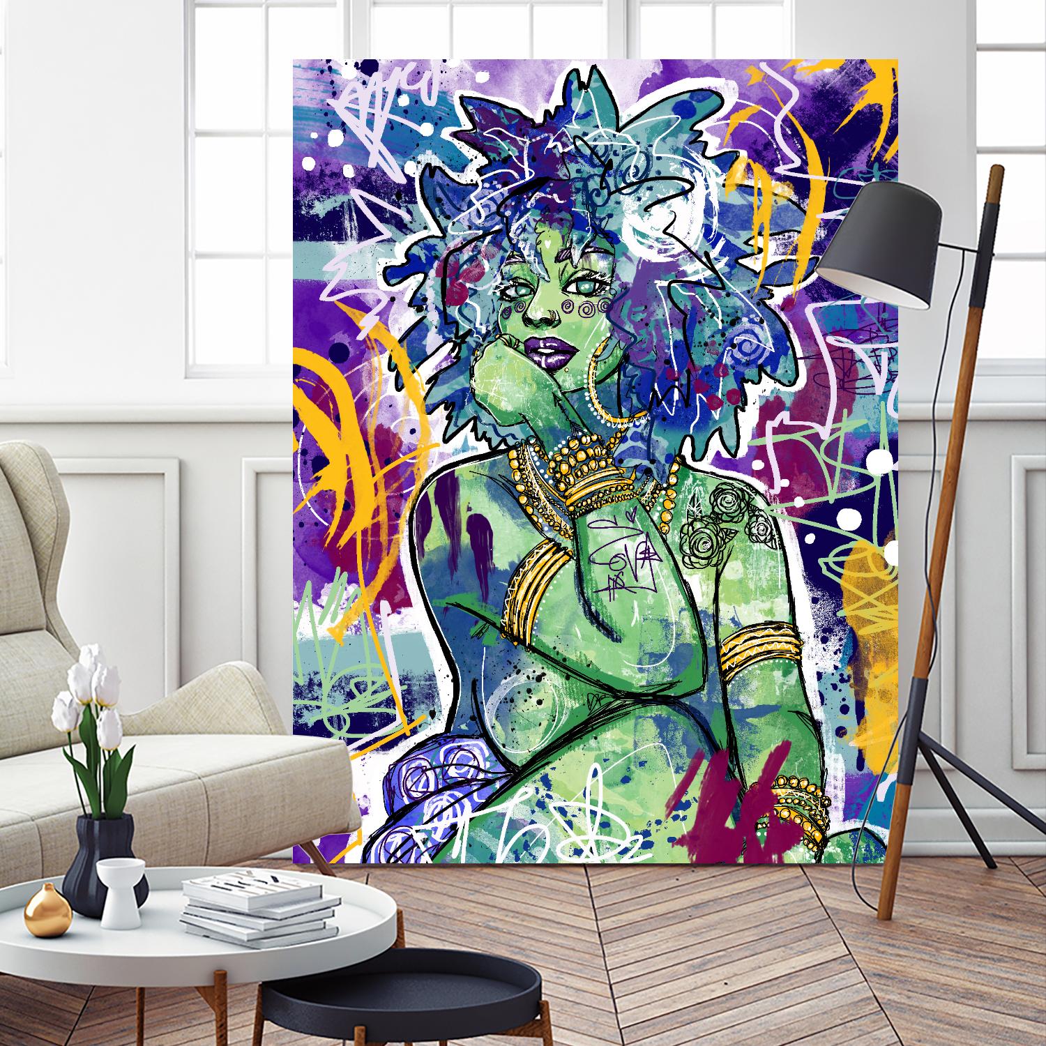 Fruit bowl I by A. Vega on GIANT ART - orange fruit-food-drink