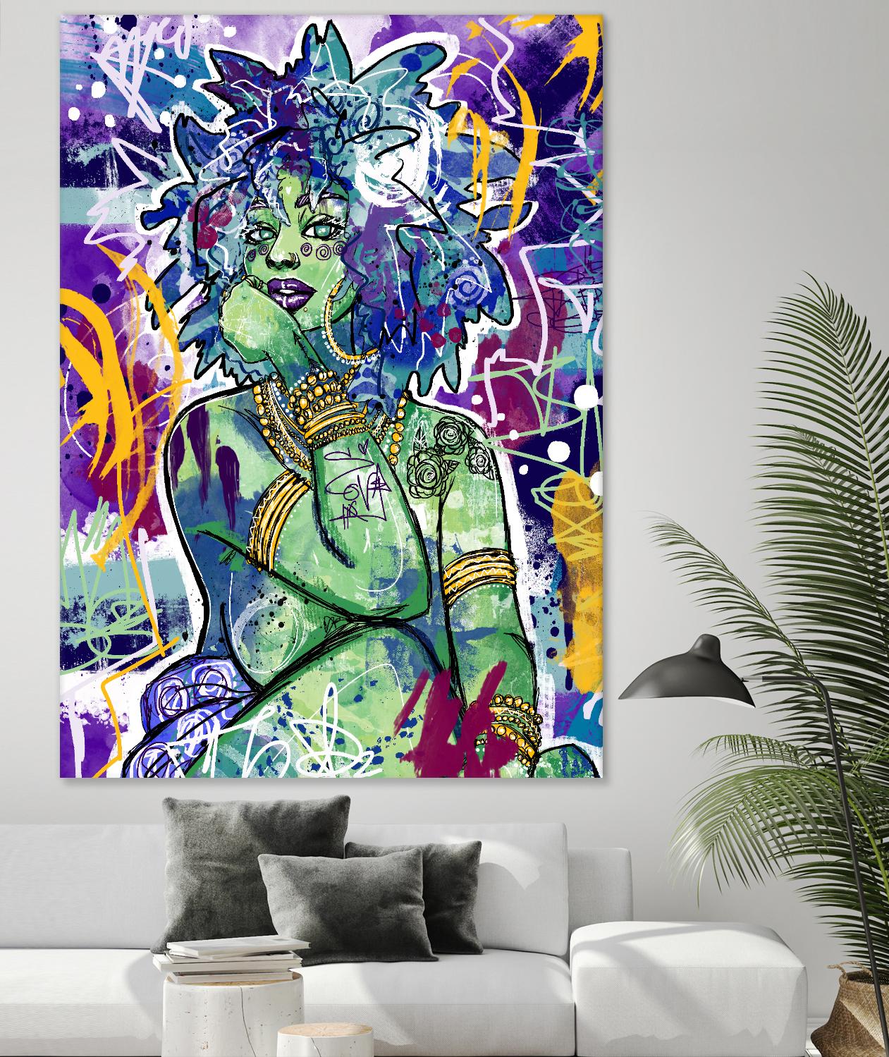 Fruit bowl I by A. Vega on GIANT ART - orange fruit-food-drink