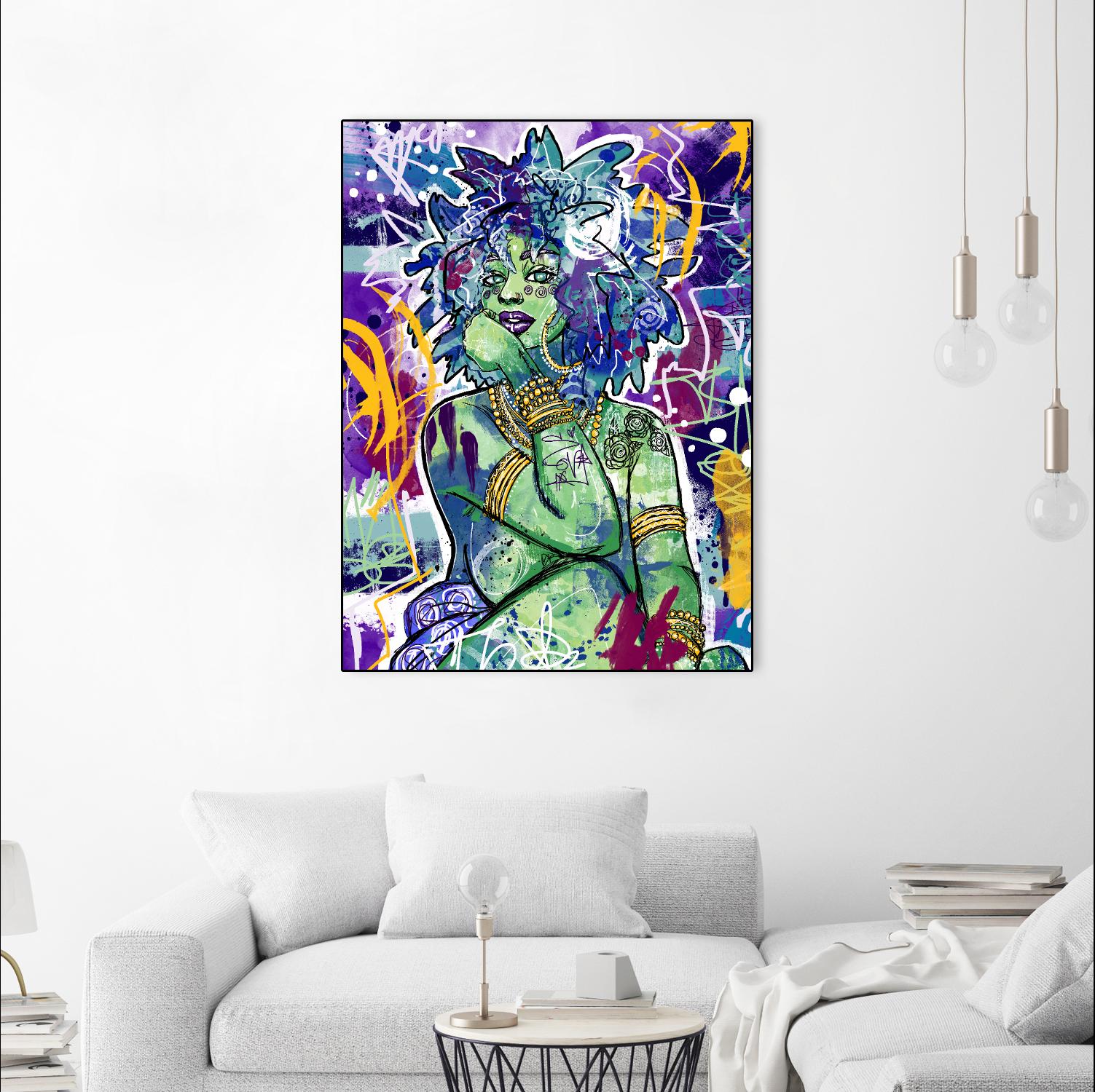 Fruit bowl I by A. Vega on GIANT ART - orange fruit-food-drink