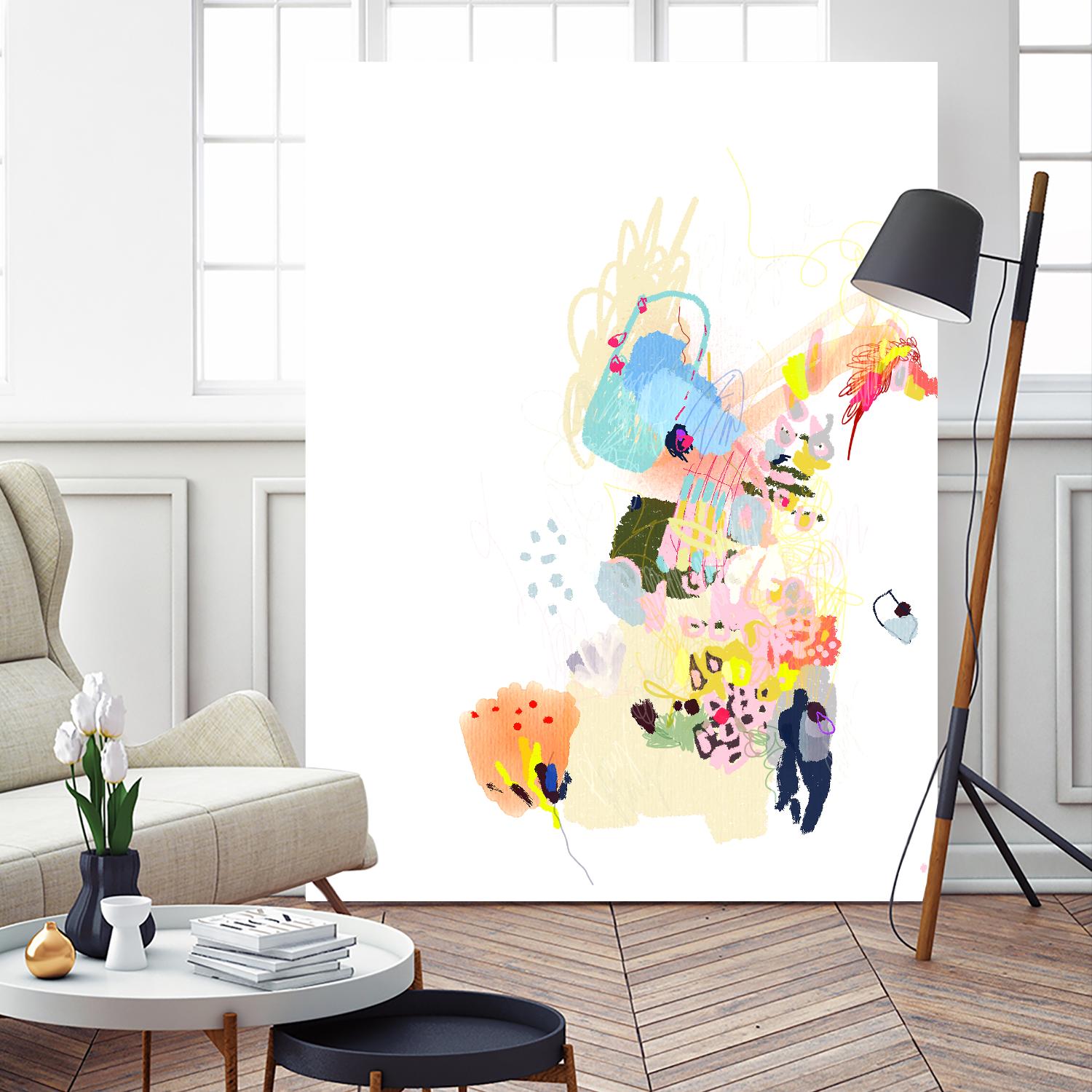 Estudio de Orquideas I by A. Vega on GIANT ART - white floral