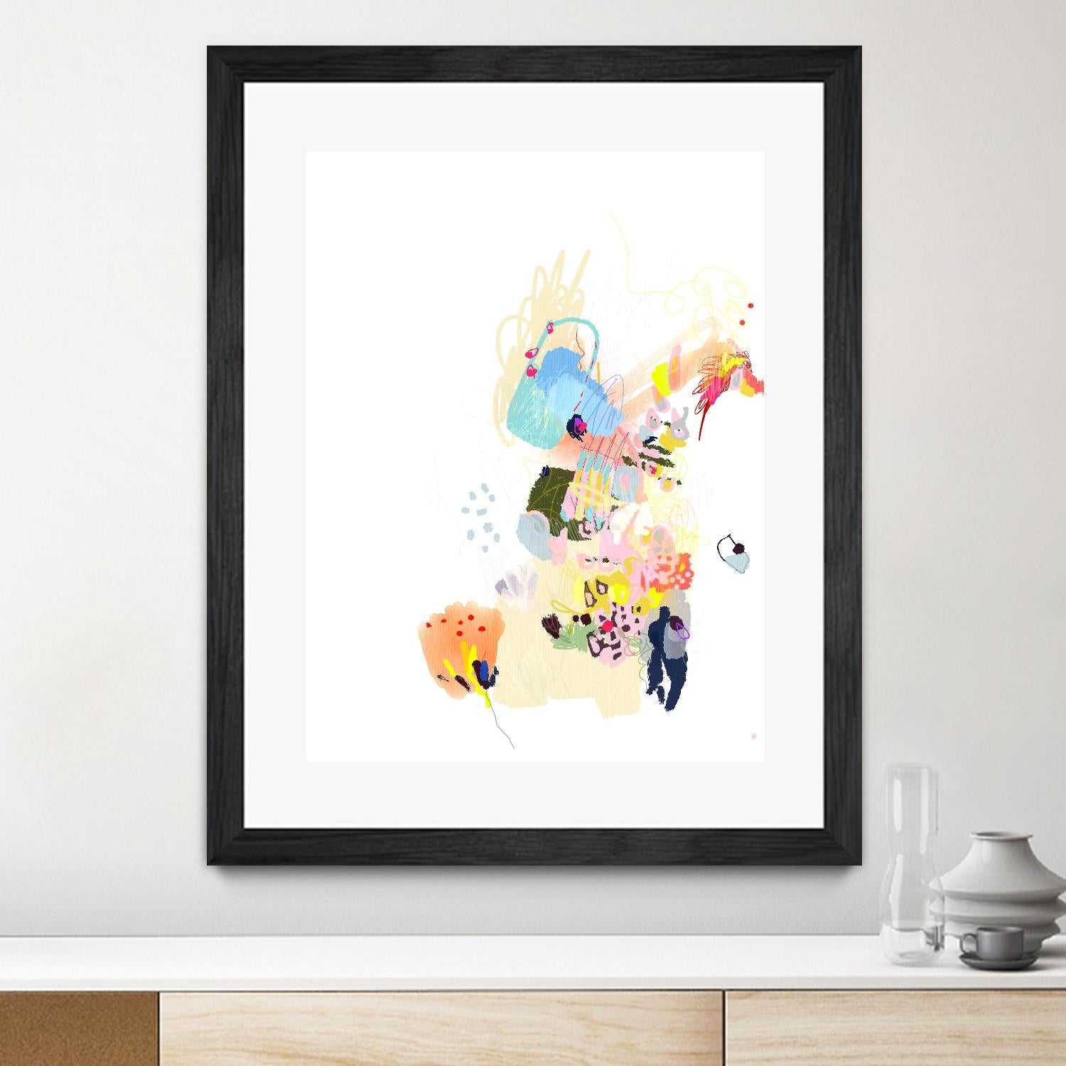 Estudio de Orquideas I by A. Vega on GIANT ART - white floral