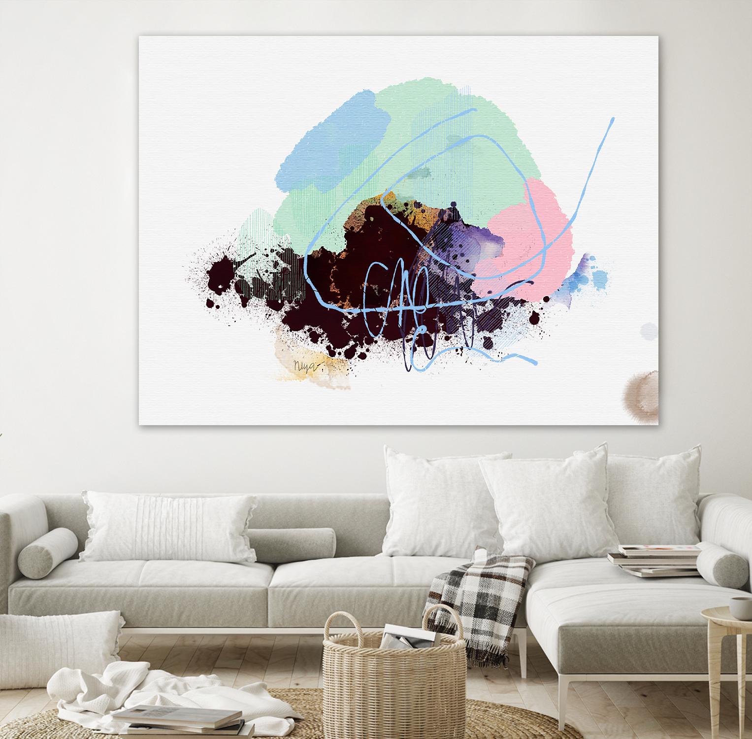 Bouquet Azucenas I by A. Vega on GIANT ART - brown floral