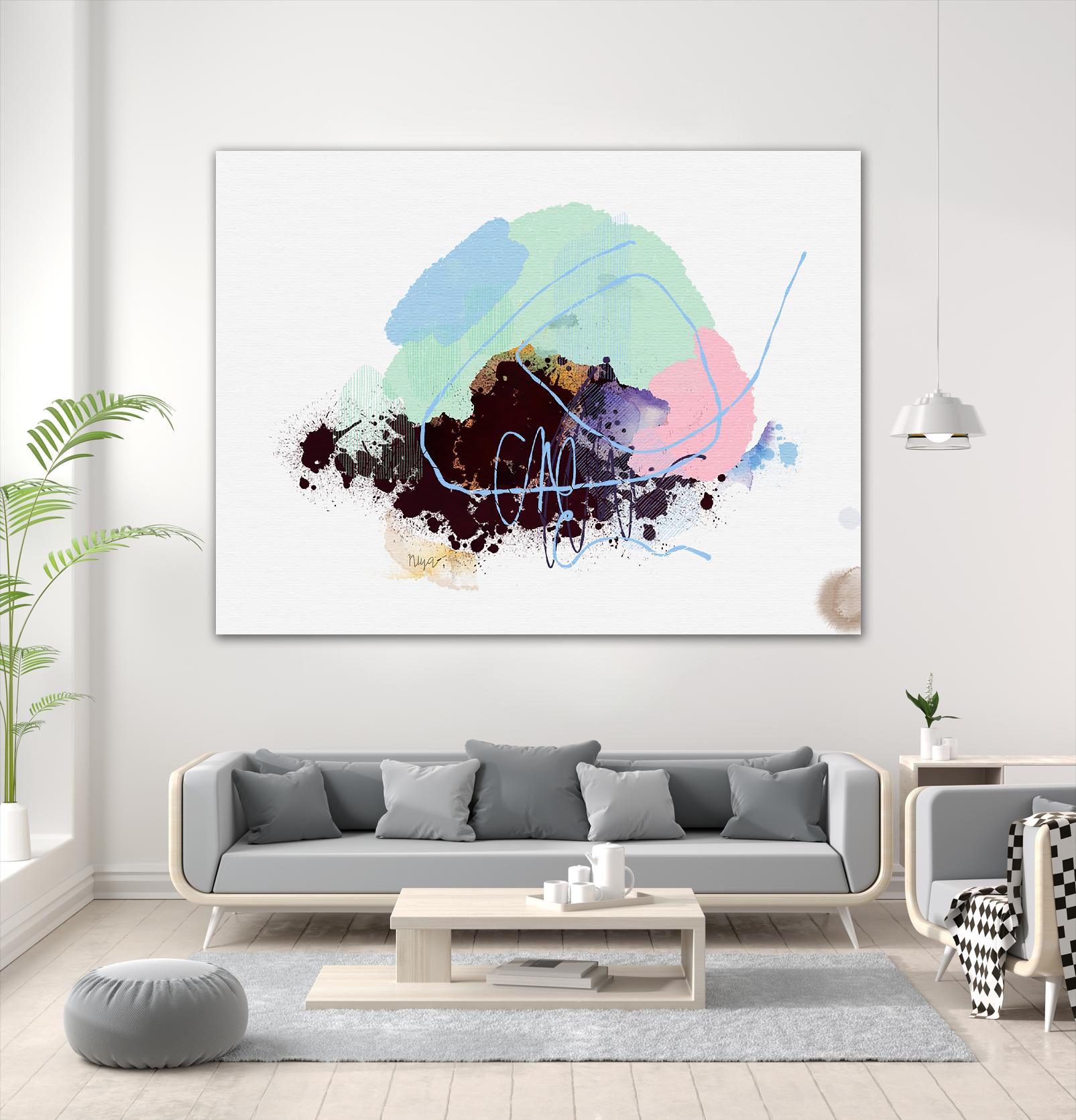 Bouquet Azucenas I by A. Vega on GIANT ART - brown floral