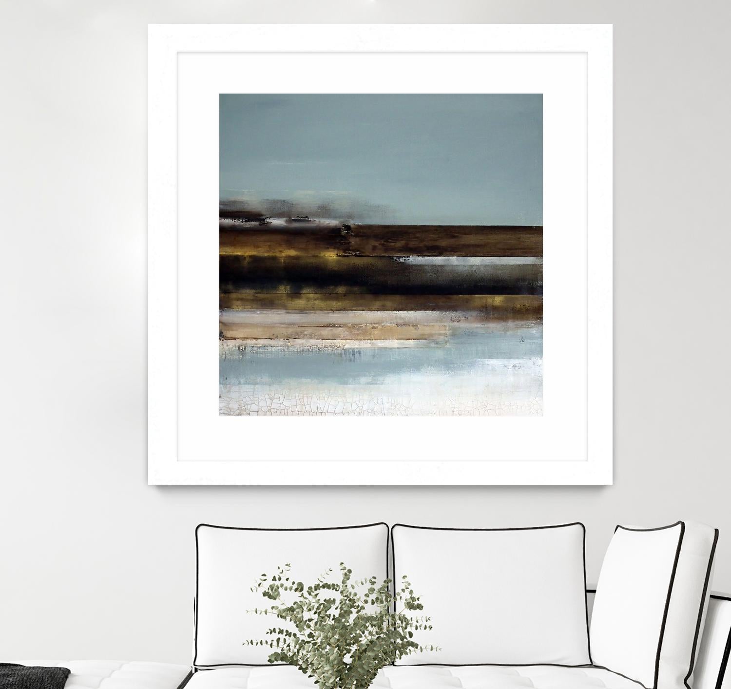 Distant Shore by Susan Cordes on GIANT ART - multi abstracts, contemporary