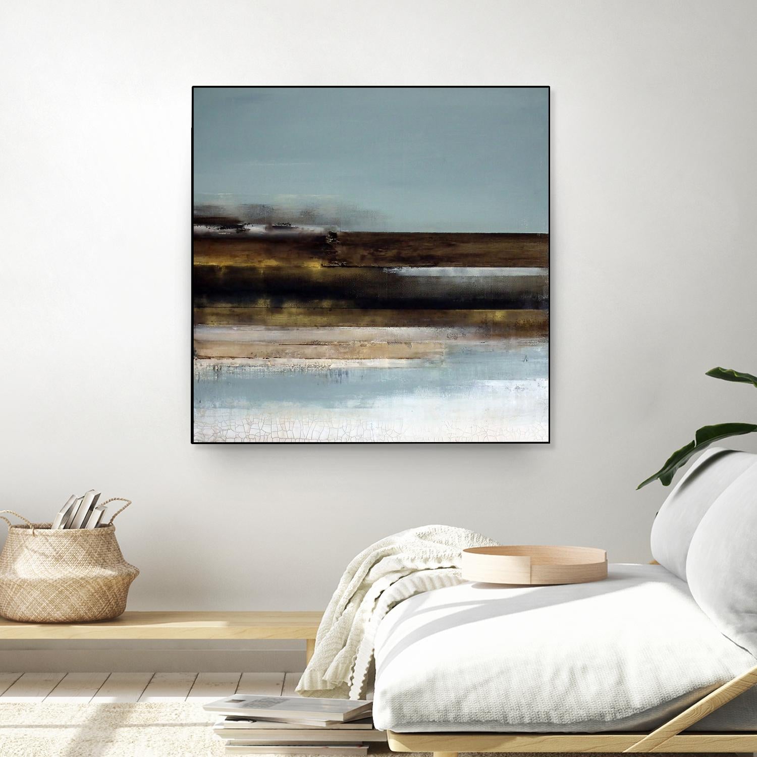 Distant Shore by Susan Cordes on GIANT ART - multi abstracts, contemporary