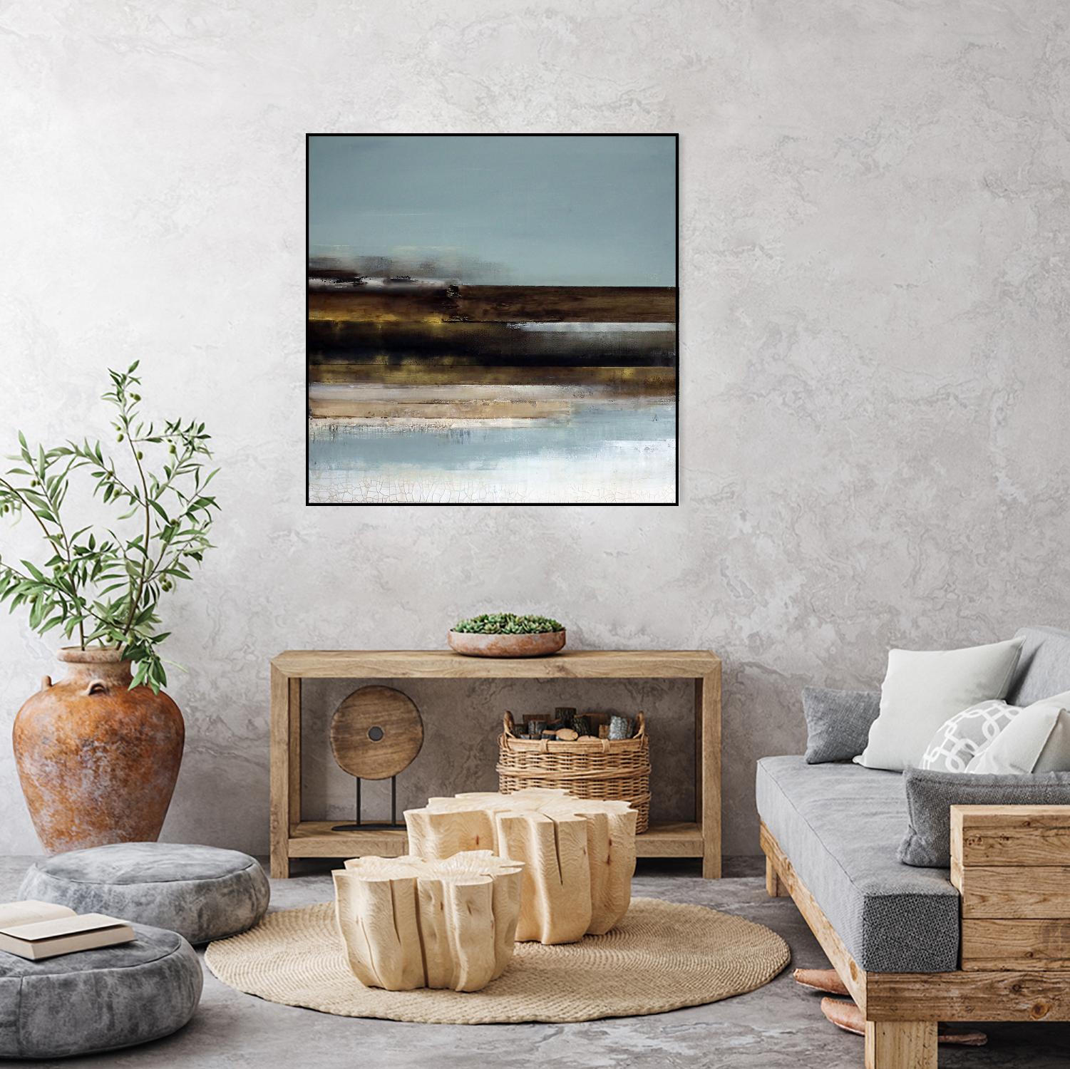 Distant Shore by Susan Cordes on GIANT ART - multi abstracts, contemporary