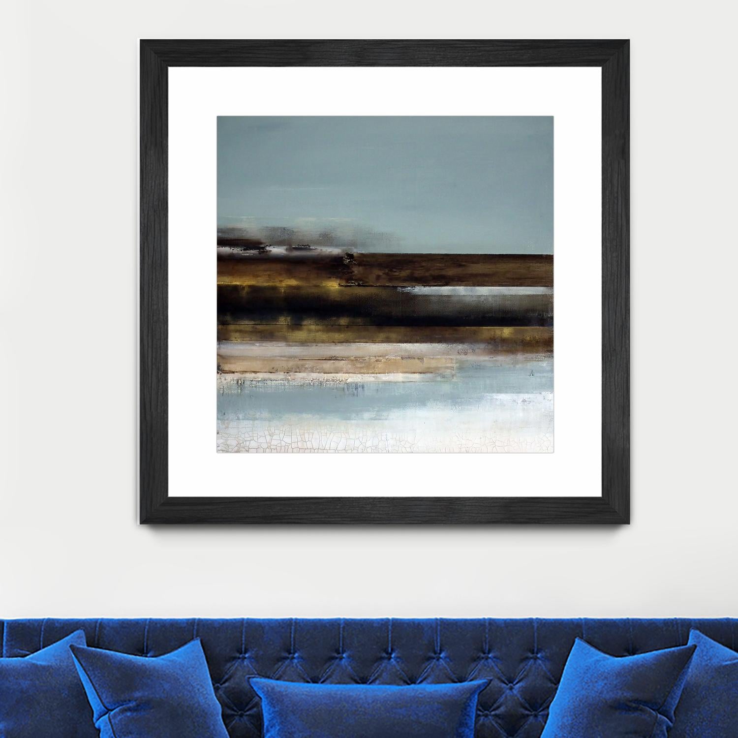 Distant Shore by Susan Cordes on GIANT ART - multi abstracts, contemporary