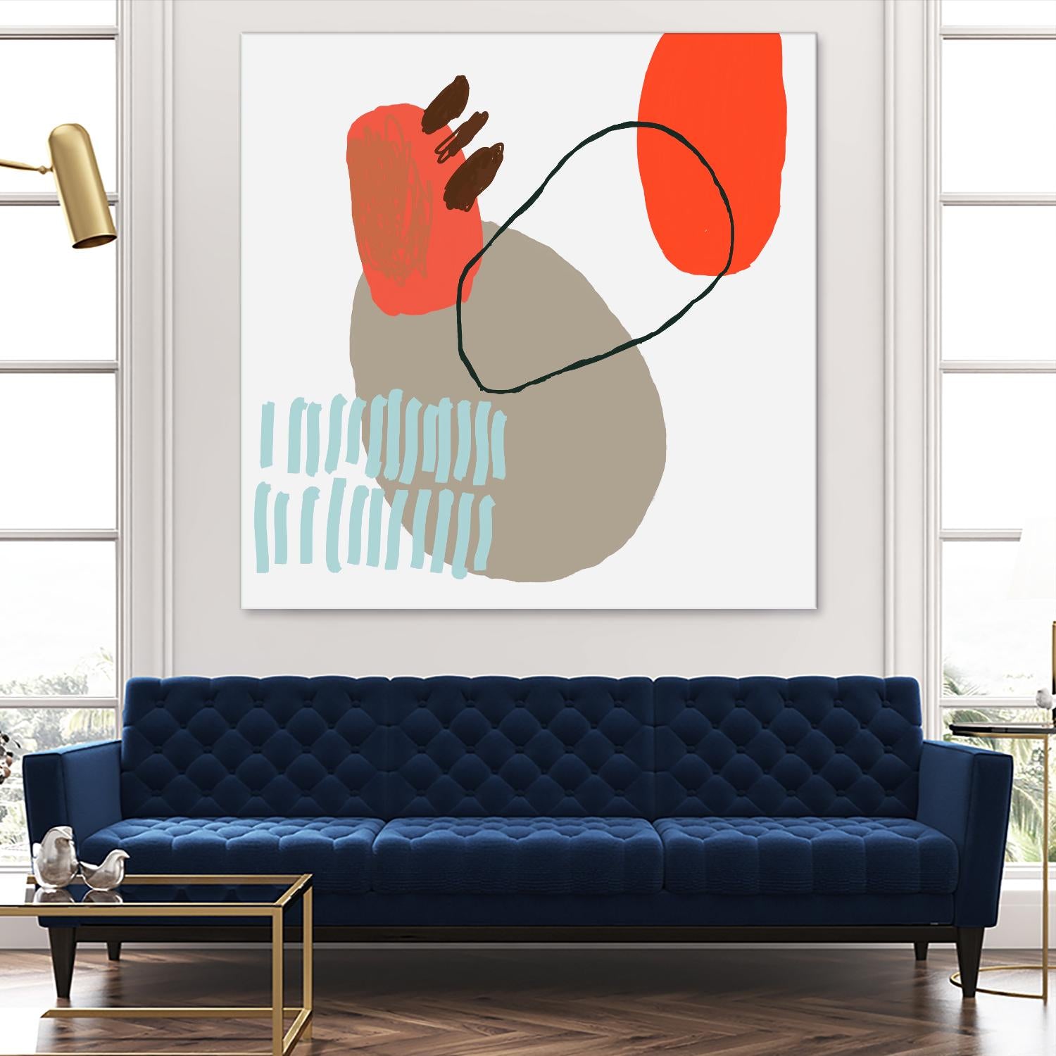 Marking The Days by Niya Christine on GIANT ART - multi abstracts, contemporary, floral/still life