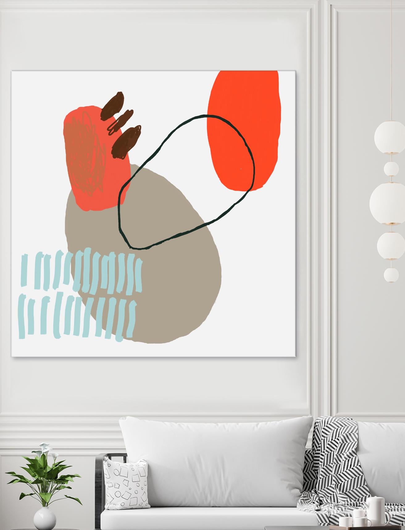 Marking The Days by Niya Christine on GIANT ART - multi abstracts, contemporary, floral/still life