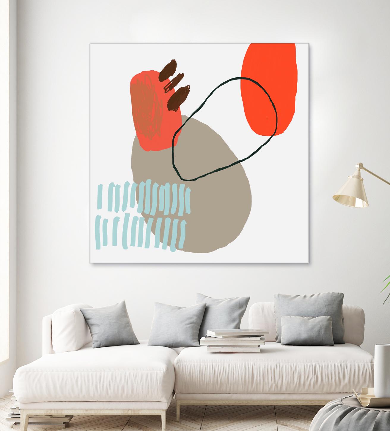 Marking The Days by Niya Christine on GIANT ART - multi abstracts, contemporary, floral/still life