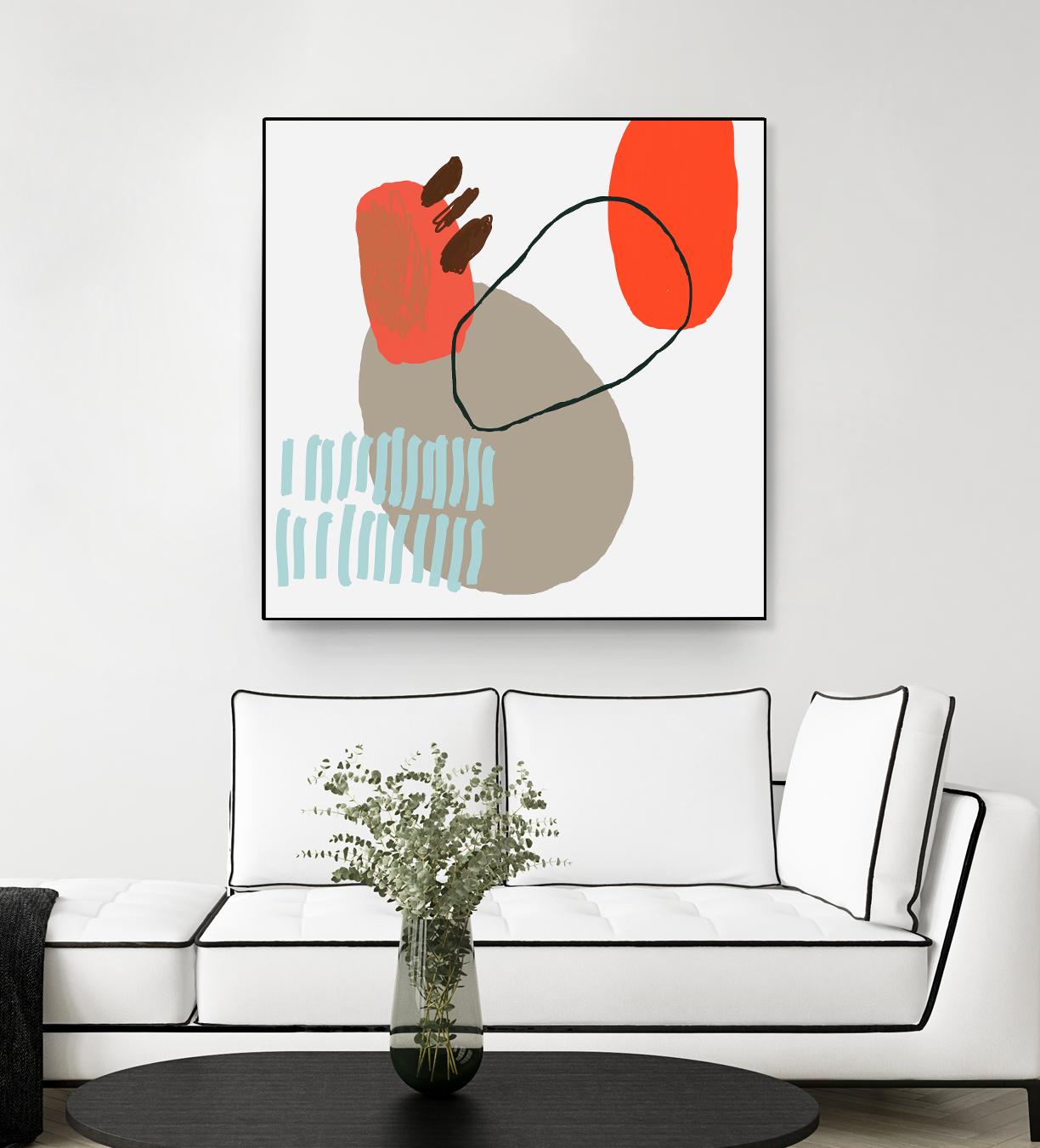 Marking The Days by Niya Christine on GIANT ART - multi abstracts, contemporary, floral/still life