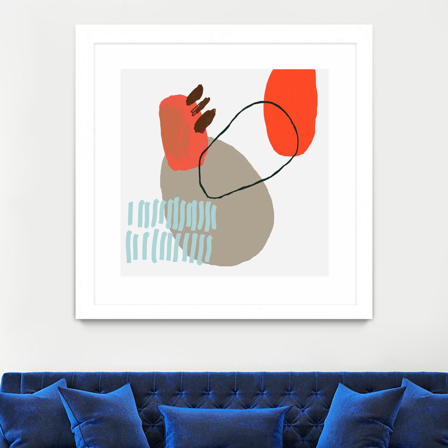 Marking The Days by Niya Christine on GIANT ART - multi abstracts, contemporary, floral/still life