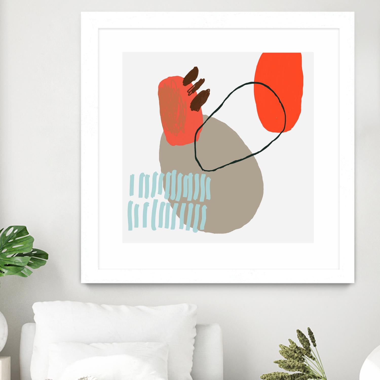 Marking The Days by Niya Christine on GIANT ART - multi abstracts, contemporary, floral/still life