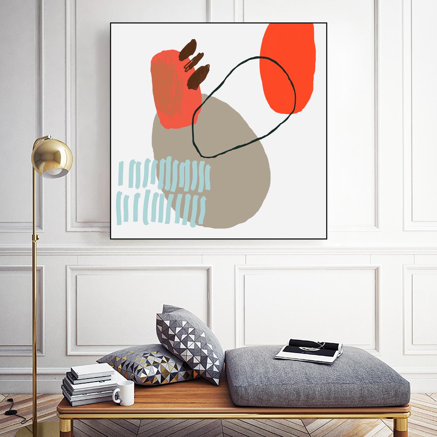 Marking The Days by Niya Christine on GIANT ART - multi abstracts, contemporary, floral/still life