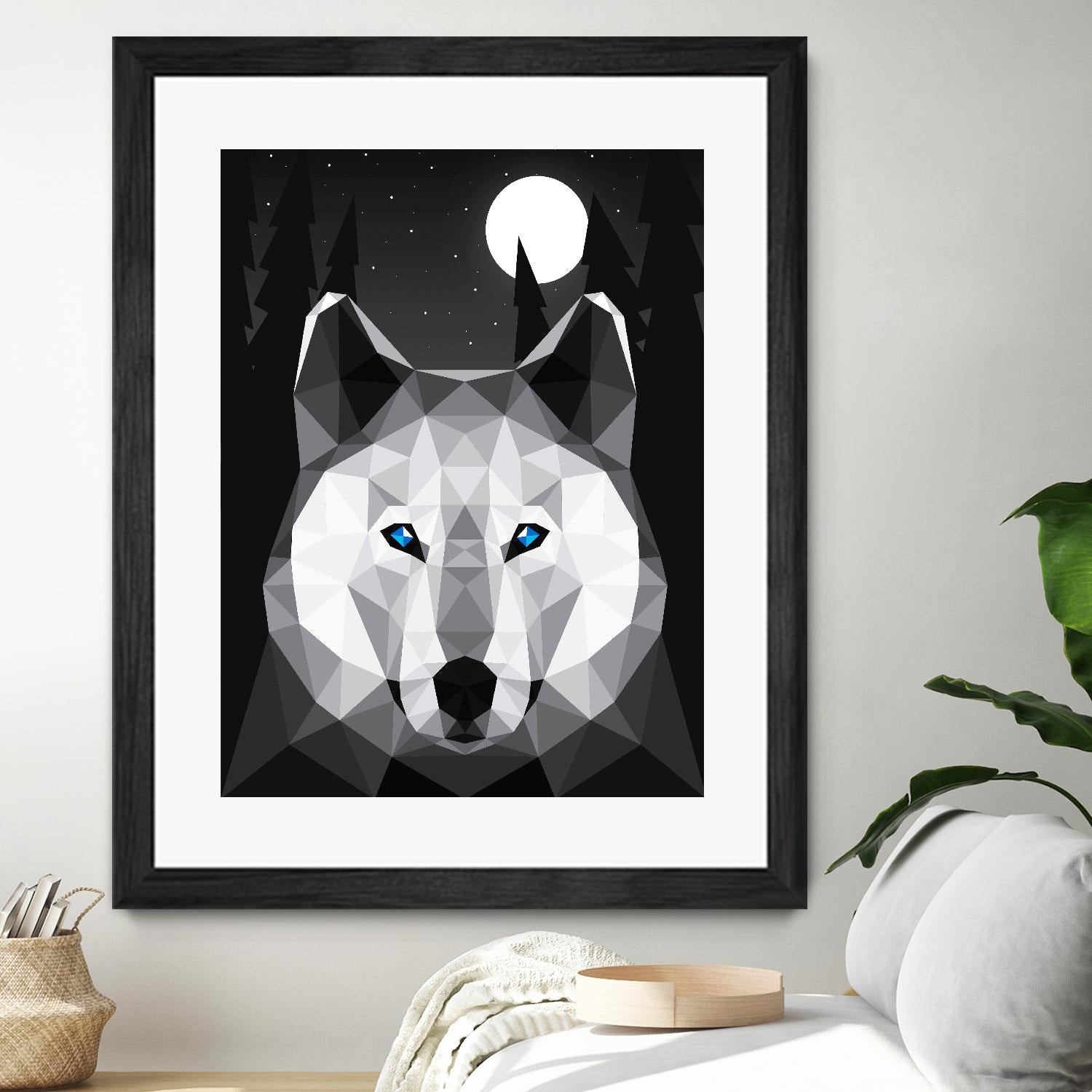 Tundra Wolf by Davies Babies on GIANT ART - multicolor animals; contemporary