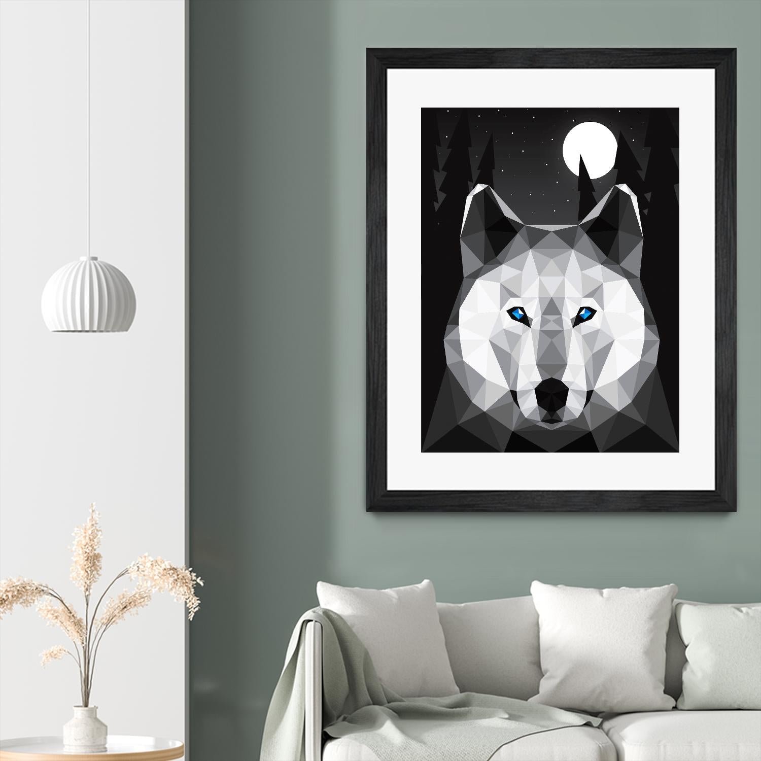 Tundra Wolf by Davies Babies on GIANT ART - multicolor animals; contemporary