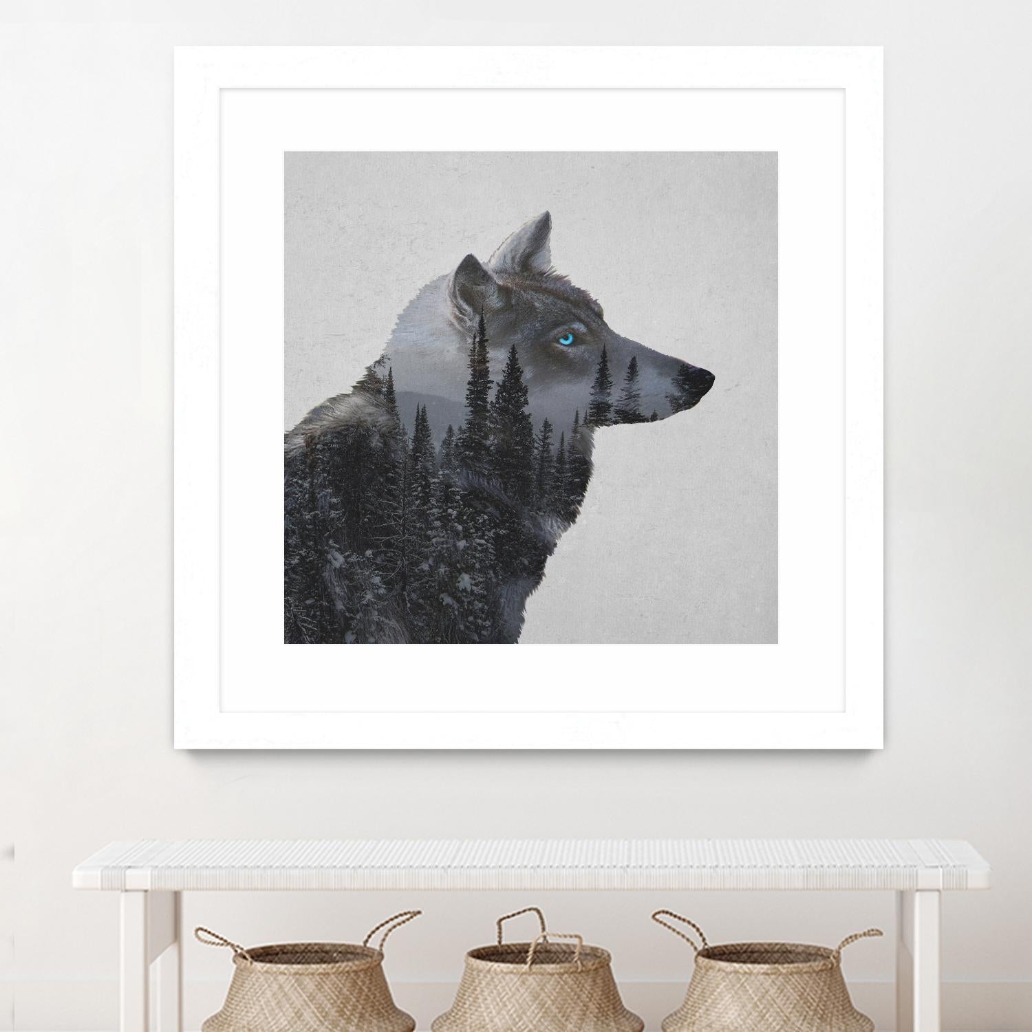 Winter Wolf by Davies Babies on GIANT ART - multicolor animals; contemporary