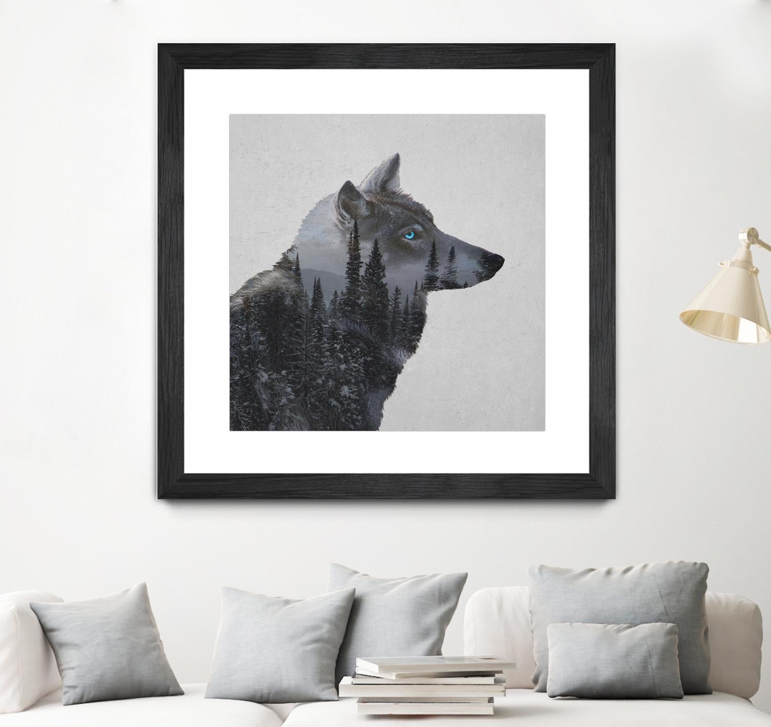 Winter Wolf by Davies Babies on GIANT ART - multicolor animals; contemporary