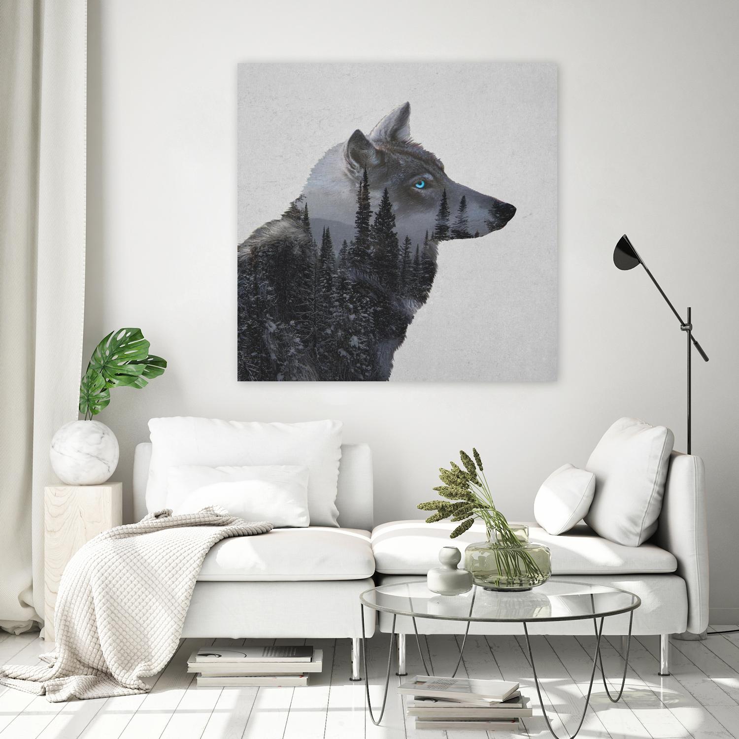 Winter Wolf by Davies Babies on GIANT ART - multicolor animals; contemporary