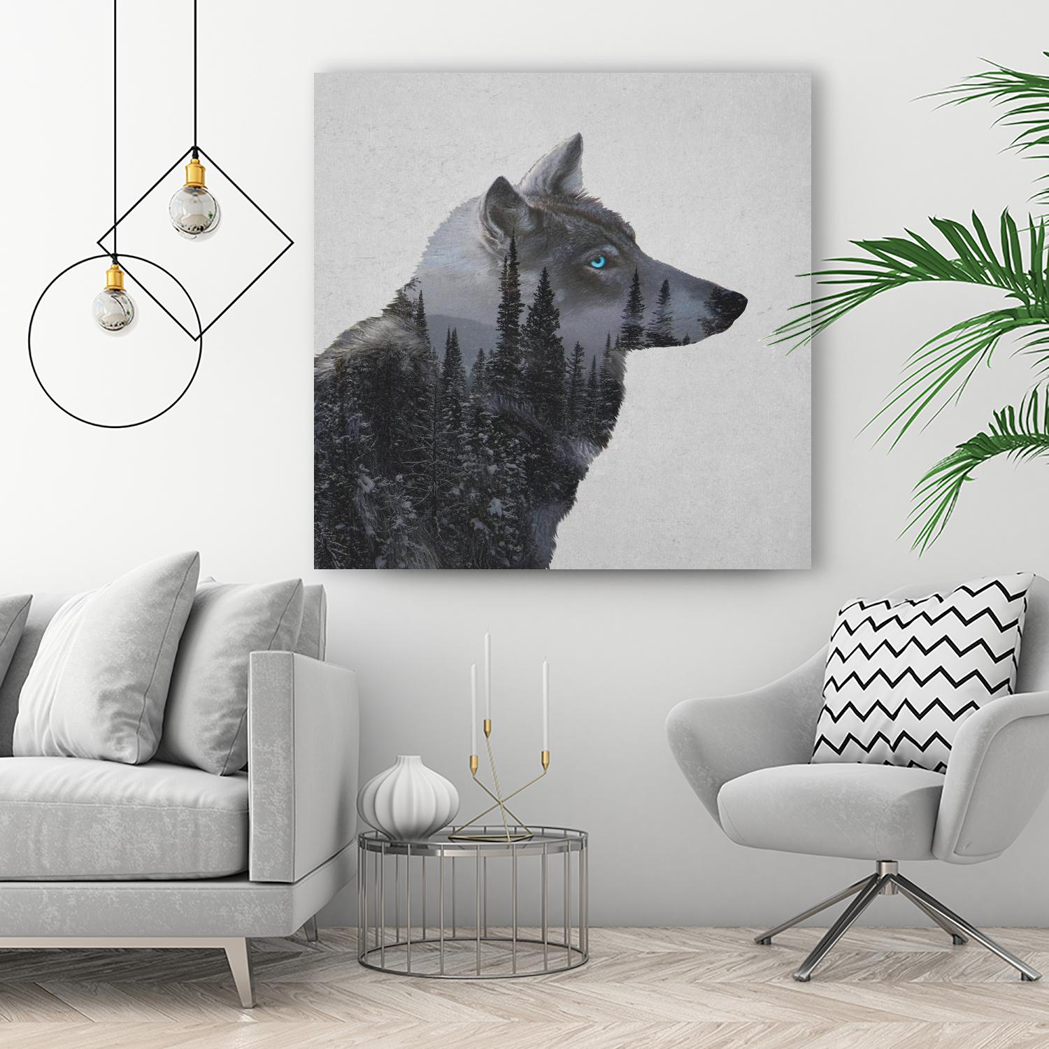 Winter Wolf by Davies Babies on GIANT ART - multicolor animals; contemporary