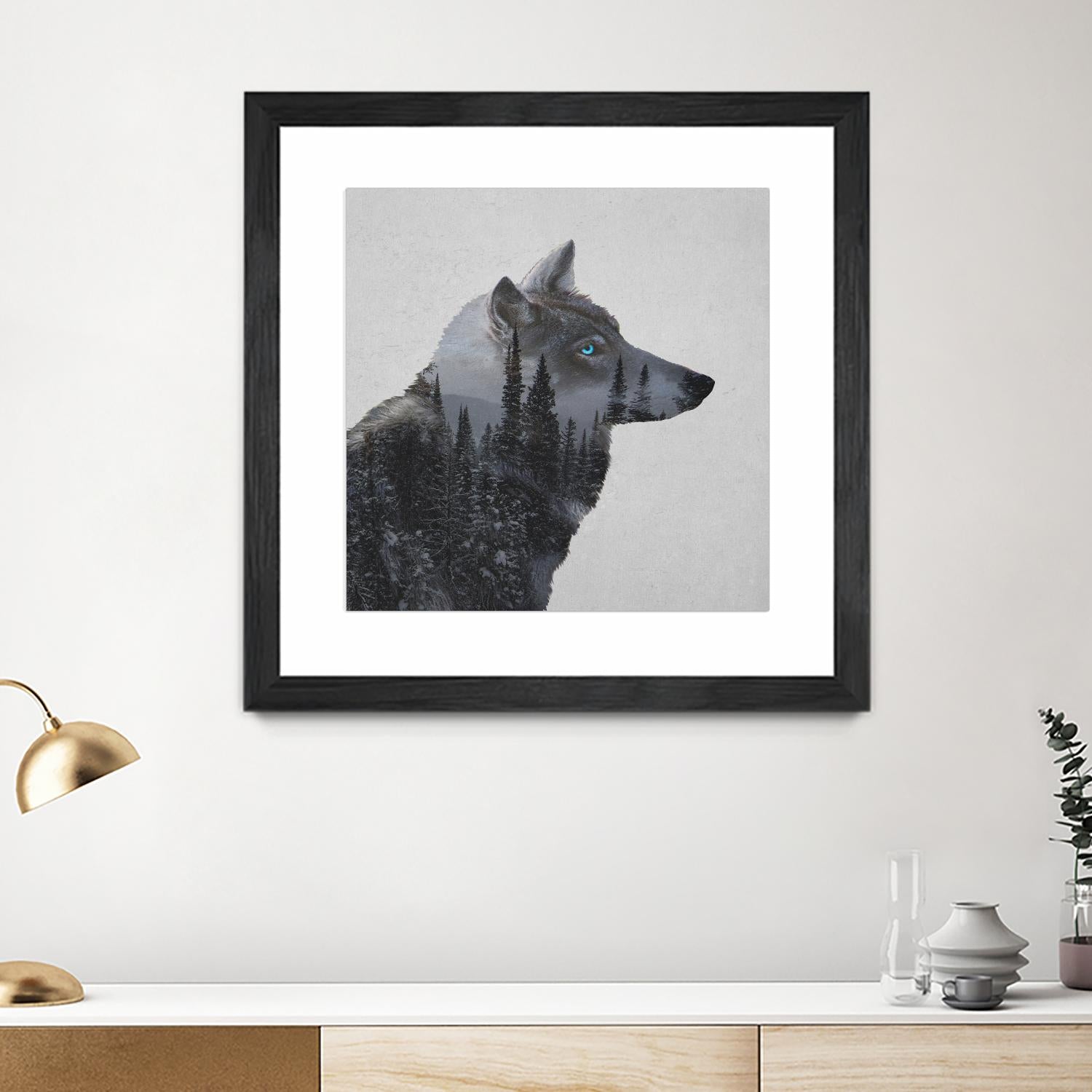 Winter Wolf by Davies Babies on GIANT ART - multicolor animals; contemporary