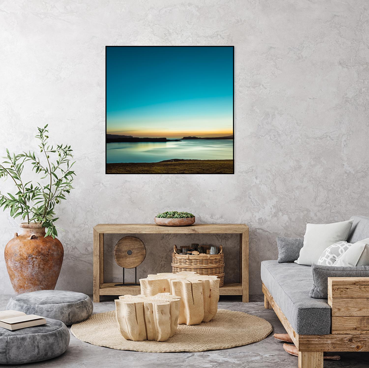 Serenity Loch Harport by Lynne Douglas on GIANT ART - multicolor photography; coastal; landscapes