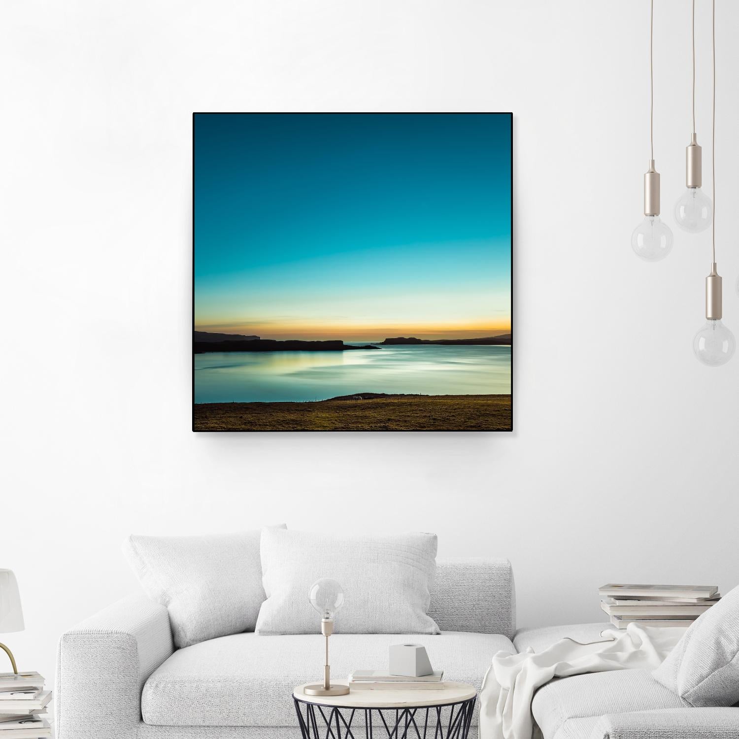 Serenity Loch Harport by Lynne Douglas on GIANT ART - multicolor photography; coastal; landscapes