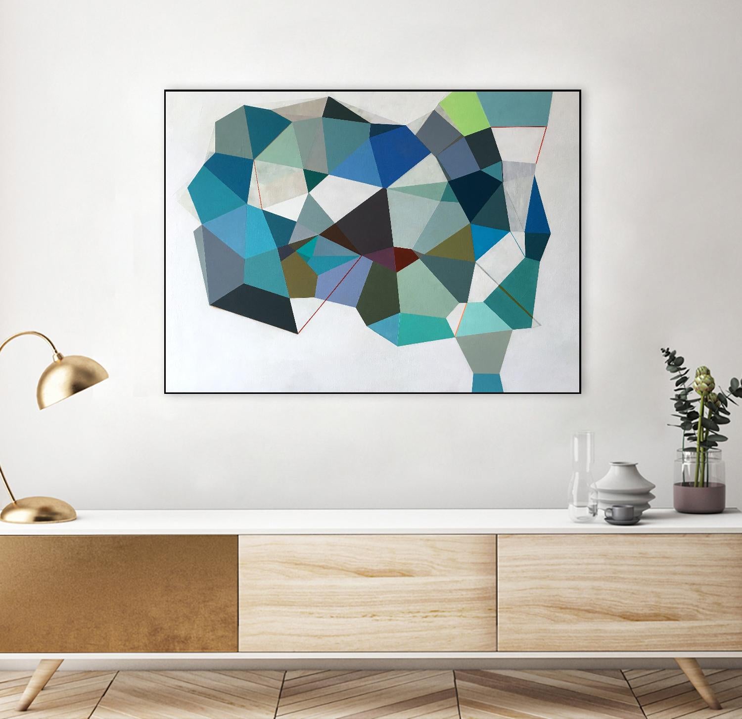 No Apparent Reason by Naomi Taitz Duffy on GIANT ART - multicolor abstracts; contemporary