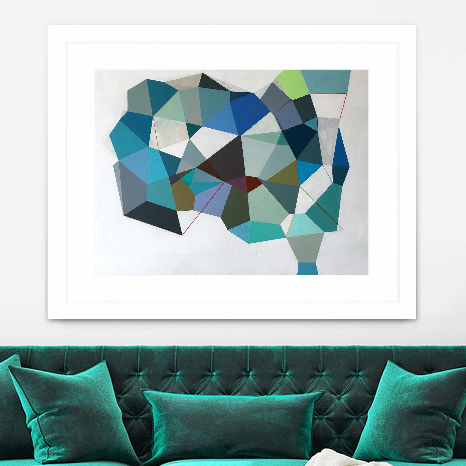 No Apparent Reason by Naomi Taitz Duffy on GIANT ART - multicolor abstracts; contemporary