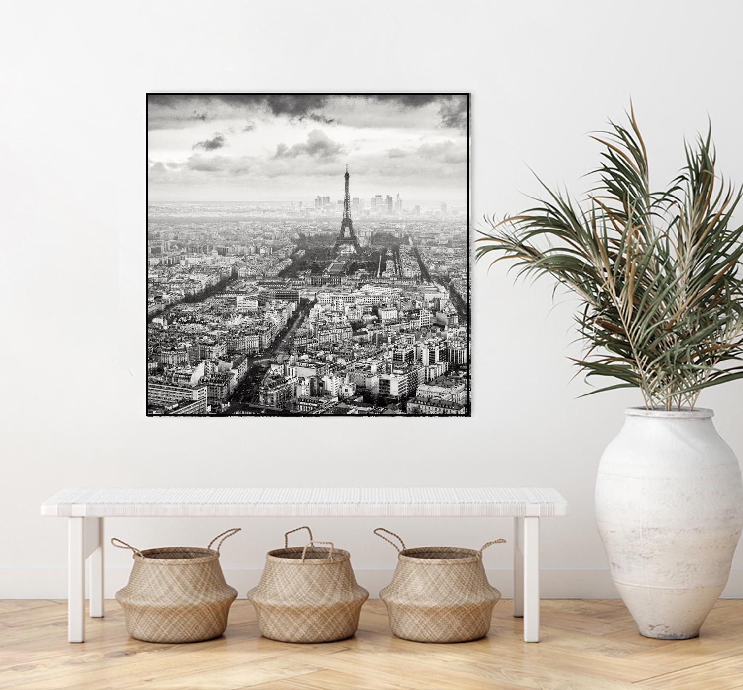 La Tour Eiffel et La Defense by Wilco Dragt on GIANT ART - multicolor photography; landscapes; people/places